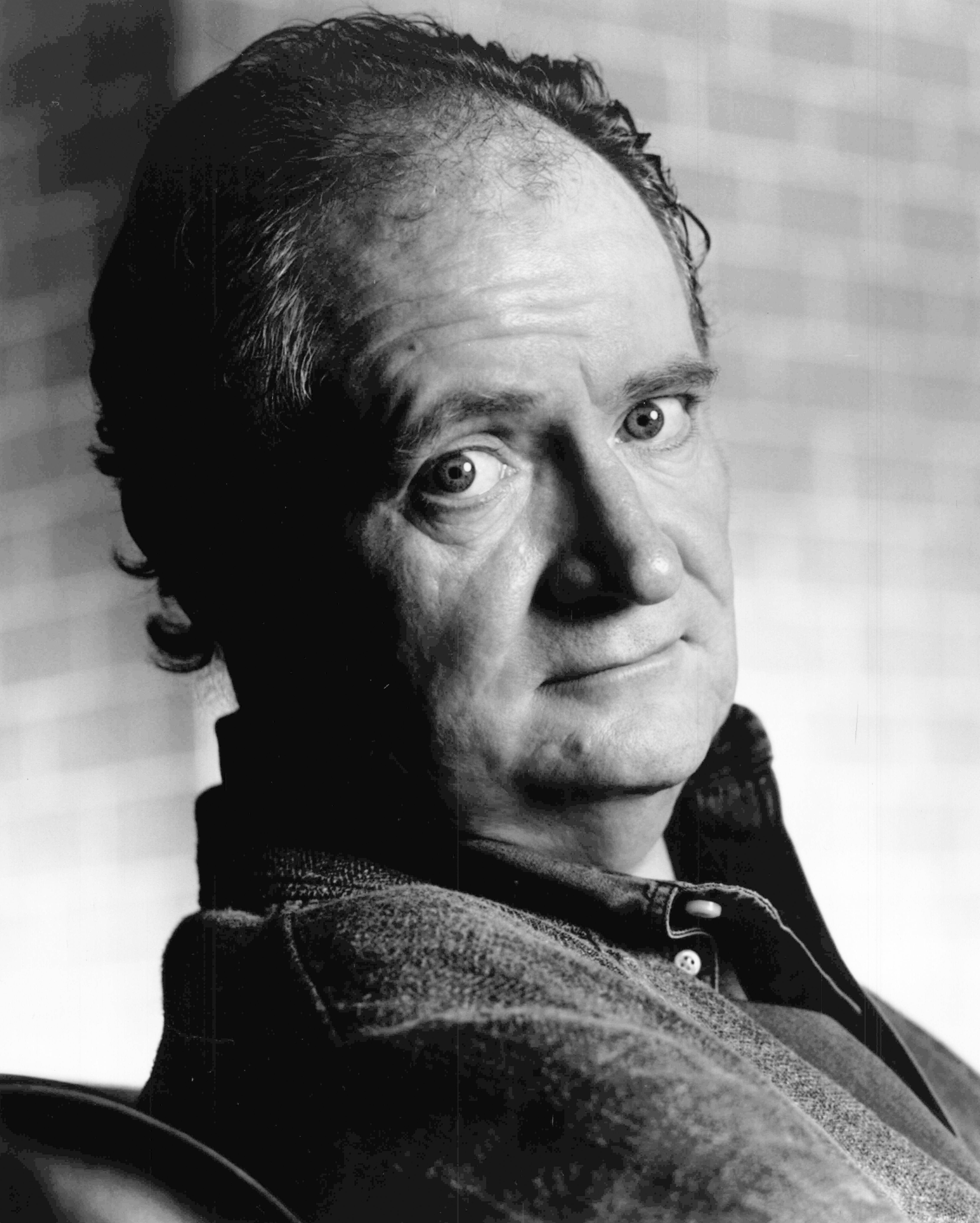 Jim Broadbent, black and white portrait, wide eyes, 5K Phone Wallpaper