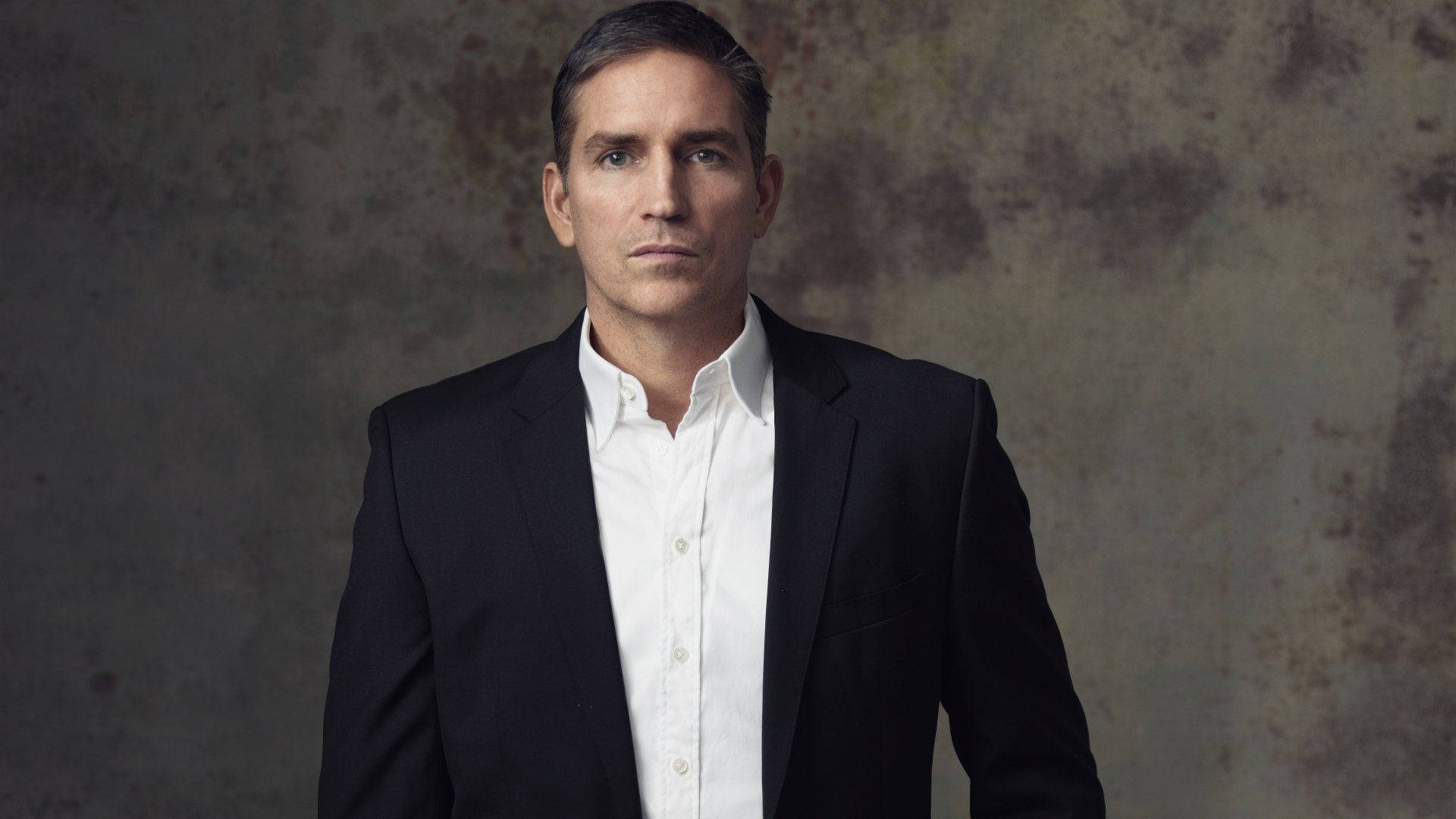 Jim Caviezel, special forces soldier, black suit, Full HD Desktop Wallpaper