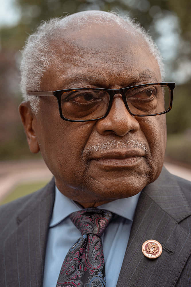 Jim Clyburn, colored glasses, suit, SD Phone Wallpaper