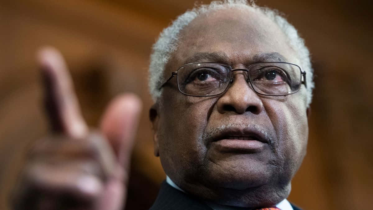 Jim Clyburn, close-up, glasses, SD Desktop Wallpaper
