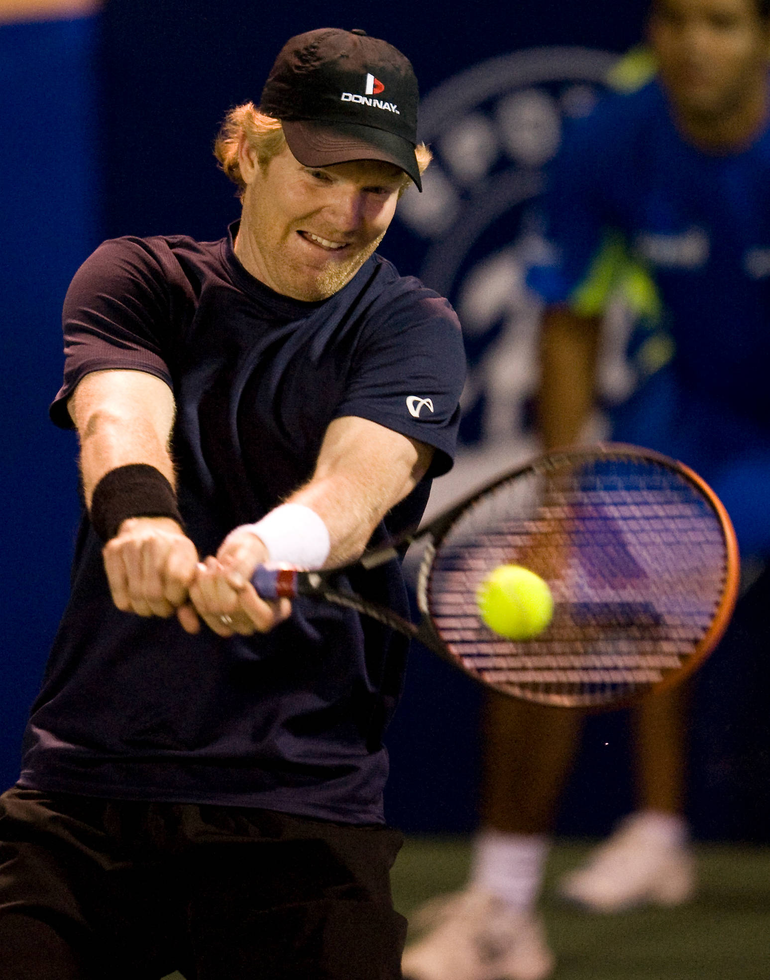 Jim Courier, dark cap, dark shirt, Full HD Phone Wallpaper