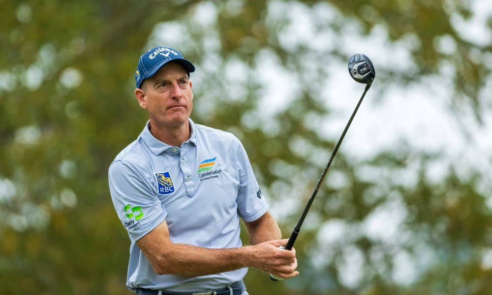 Jim Furyk, golfer, light blue polo, SD Desktop Wallpaper