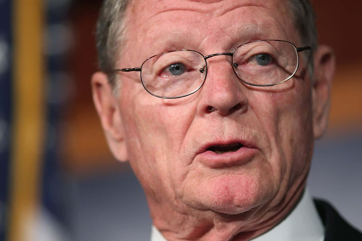 Jim Inhofe, glasses, older man, HD Desktop Wallpaper