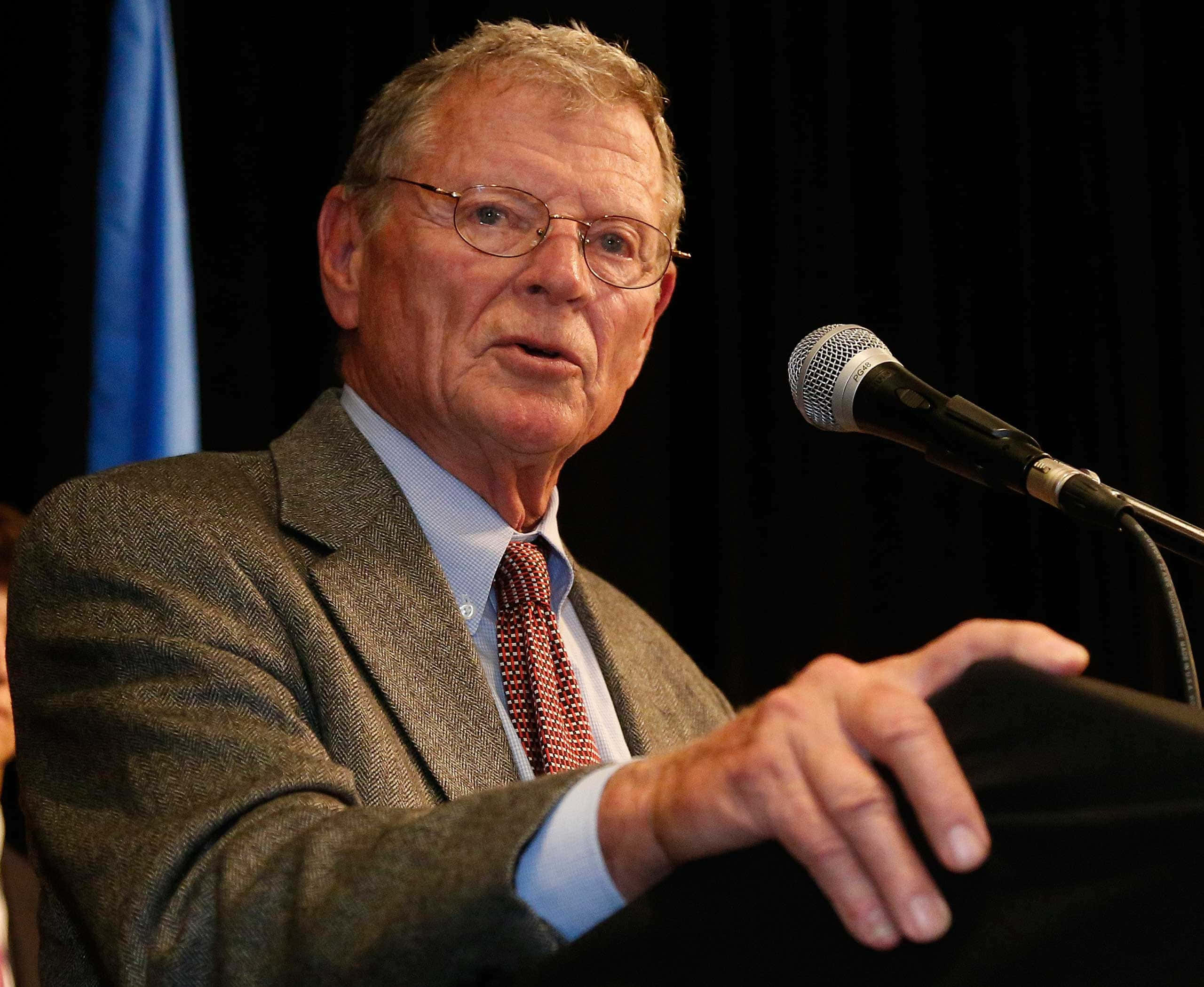 Jim Inhofe, gray suit, tweed jacket, 2K Desktop Wallpaper