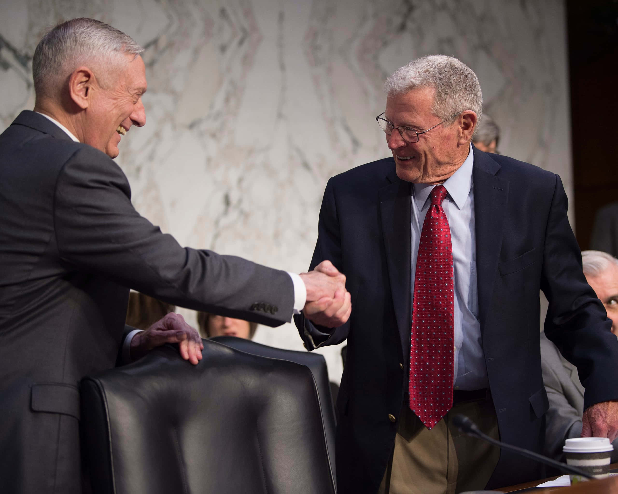 Jim Inhofe, suit, marble walls, 2K Desktop Wallpaper