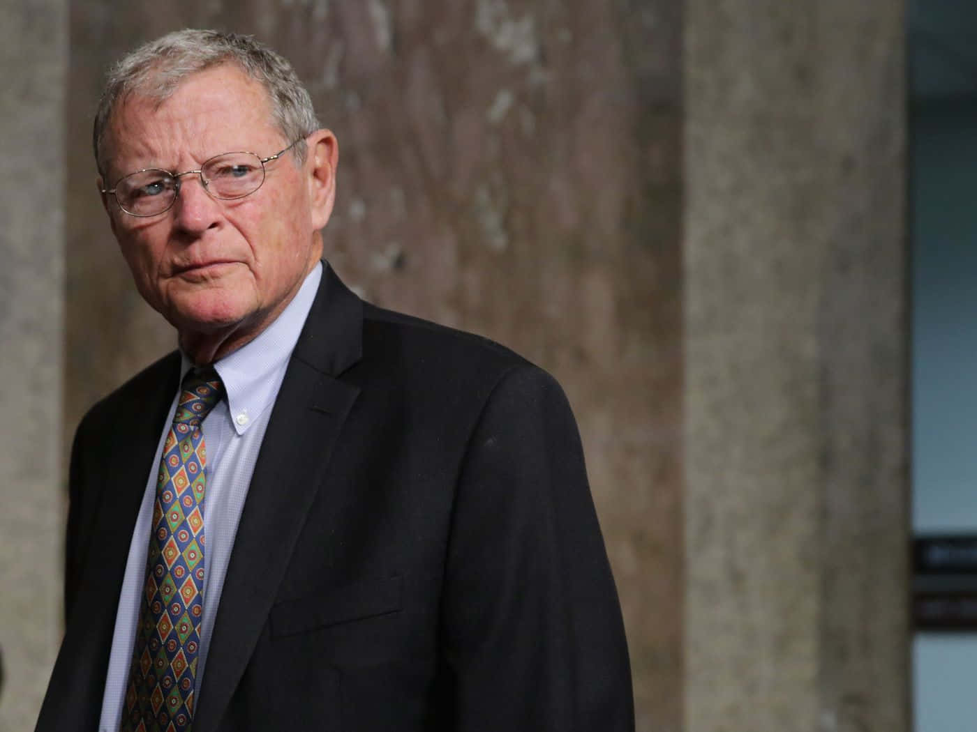 Jim Inhofe, dark suit, patterned tie, HD Desktop Wallpaper