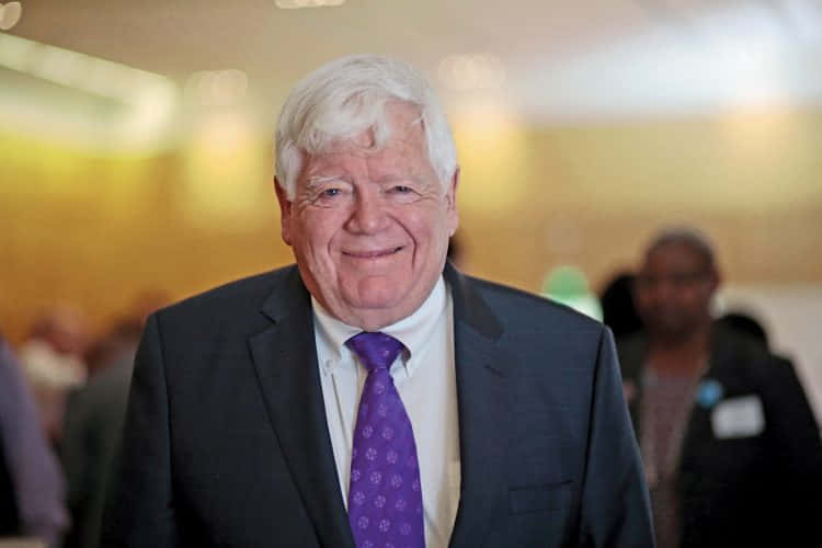 Jim Mcdermott, white hair, dark suit, SD Desktop Wallpaper