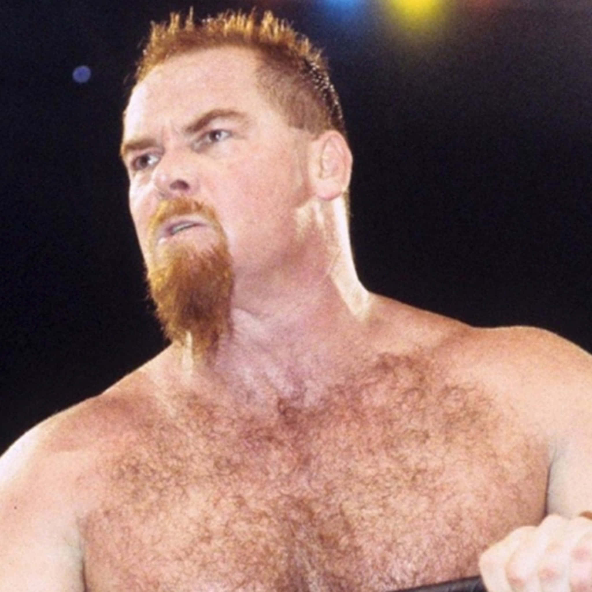 Jim Neidhart, red goatee, spiky hair, Full HD Desktop Wallpaper