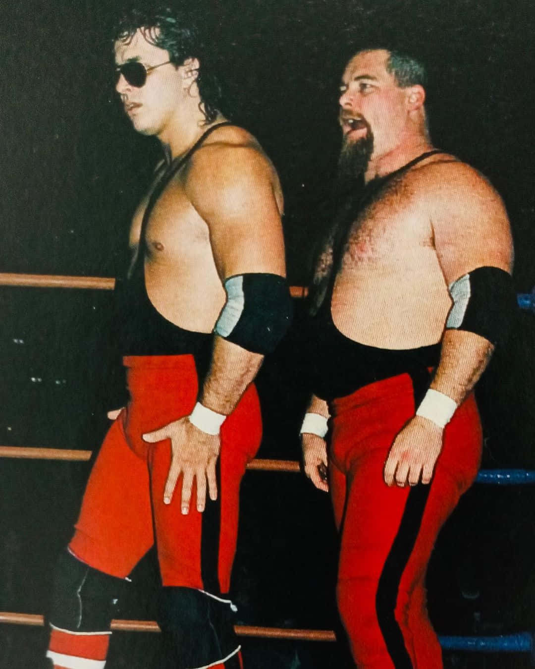 Jim Neidhart, black and red, wrestlers, HD Phone Wallpaper