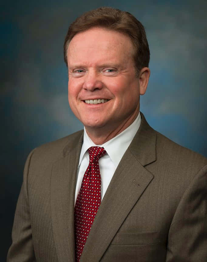 Jim Webb, brown suit, red polka dot tie, SD Phone Wallpaper