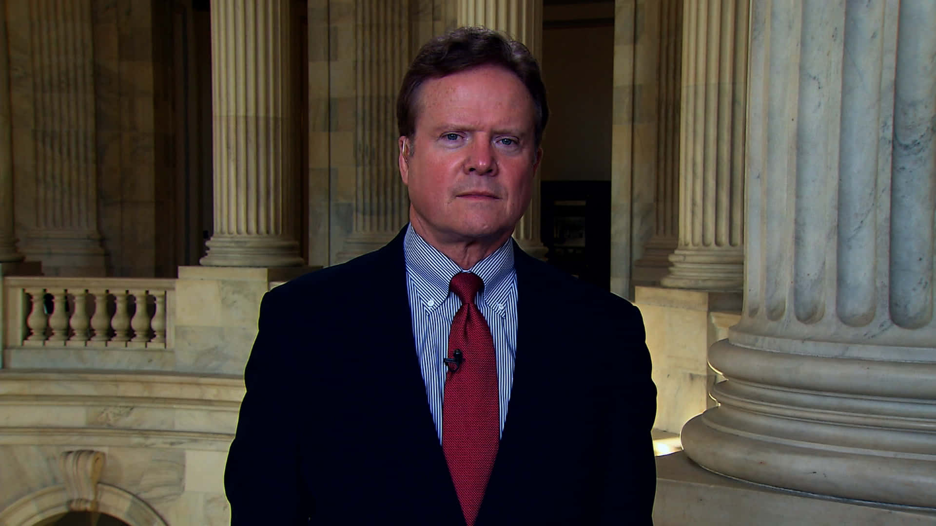 Jim Webb, dark suit, red tie, Full HD Desktop Wallpaper
