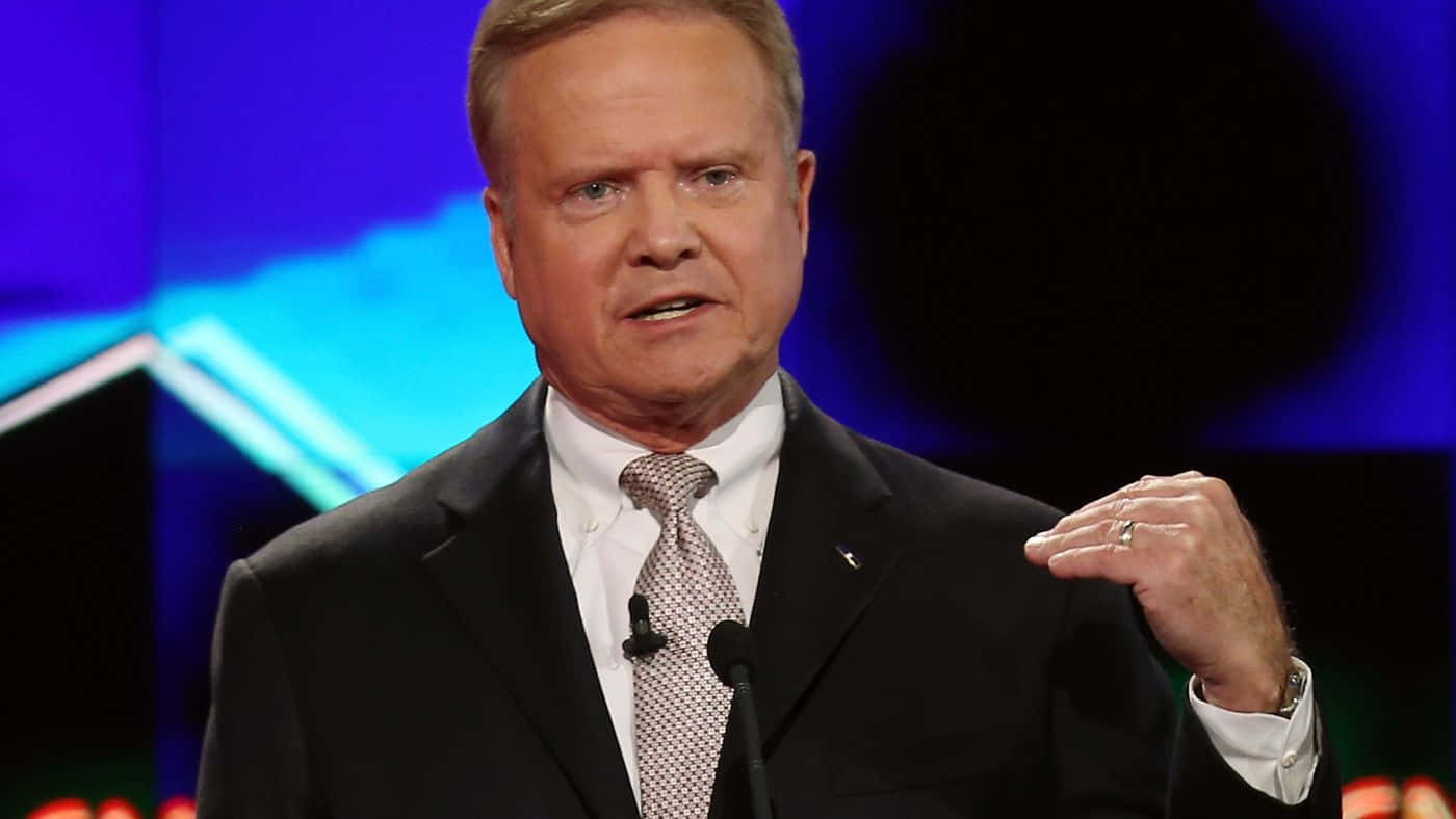 Jim Webb, dark suit, patterned tie, HD Desktop Wallpaper