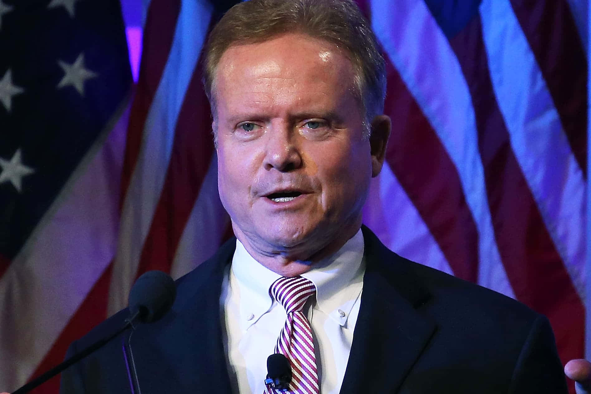 Jim Webb, suit, striped tie, HD Desktop Wallpaper