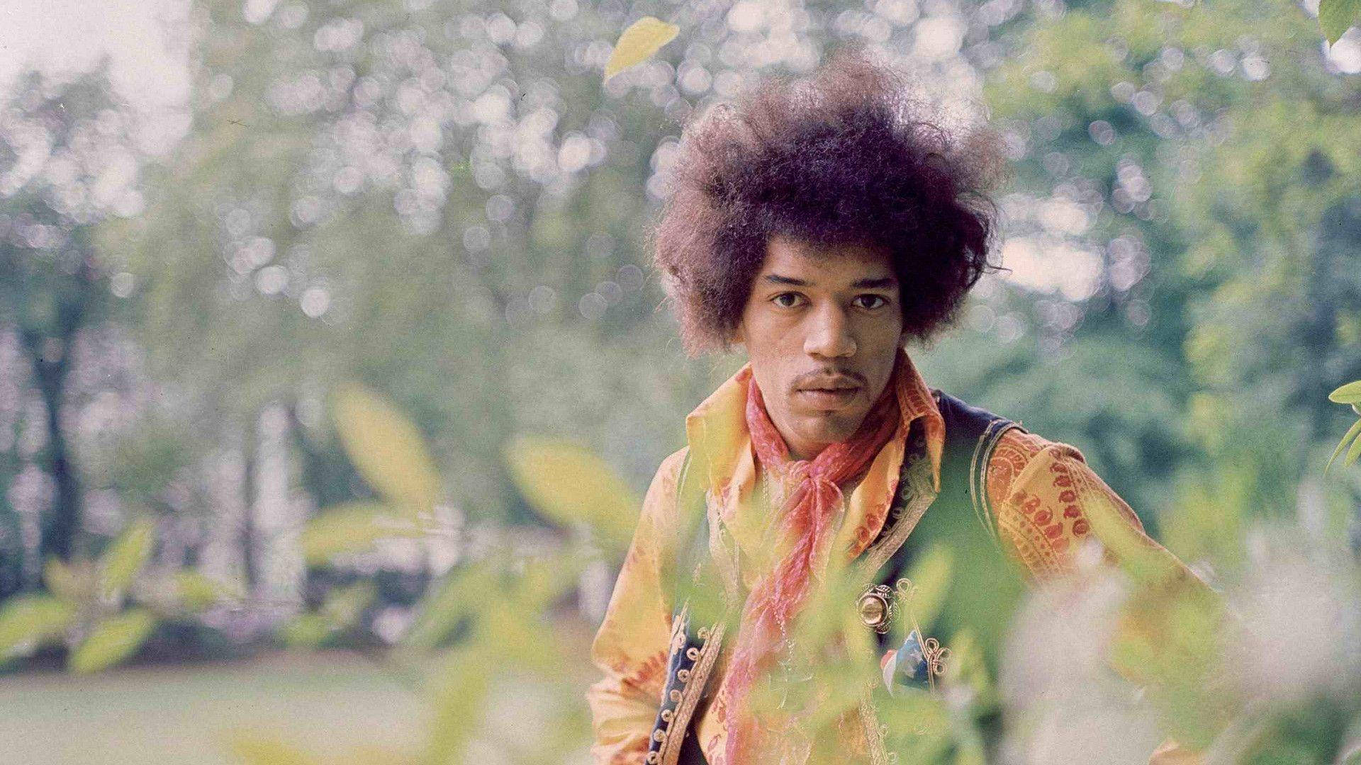 Jimi Hendrix, funky focus shot, wild afro, Full HD Desktop Wallpaper