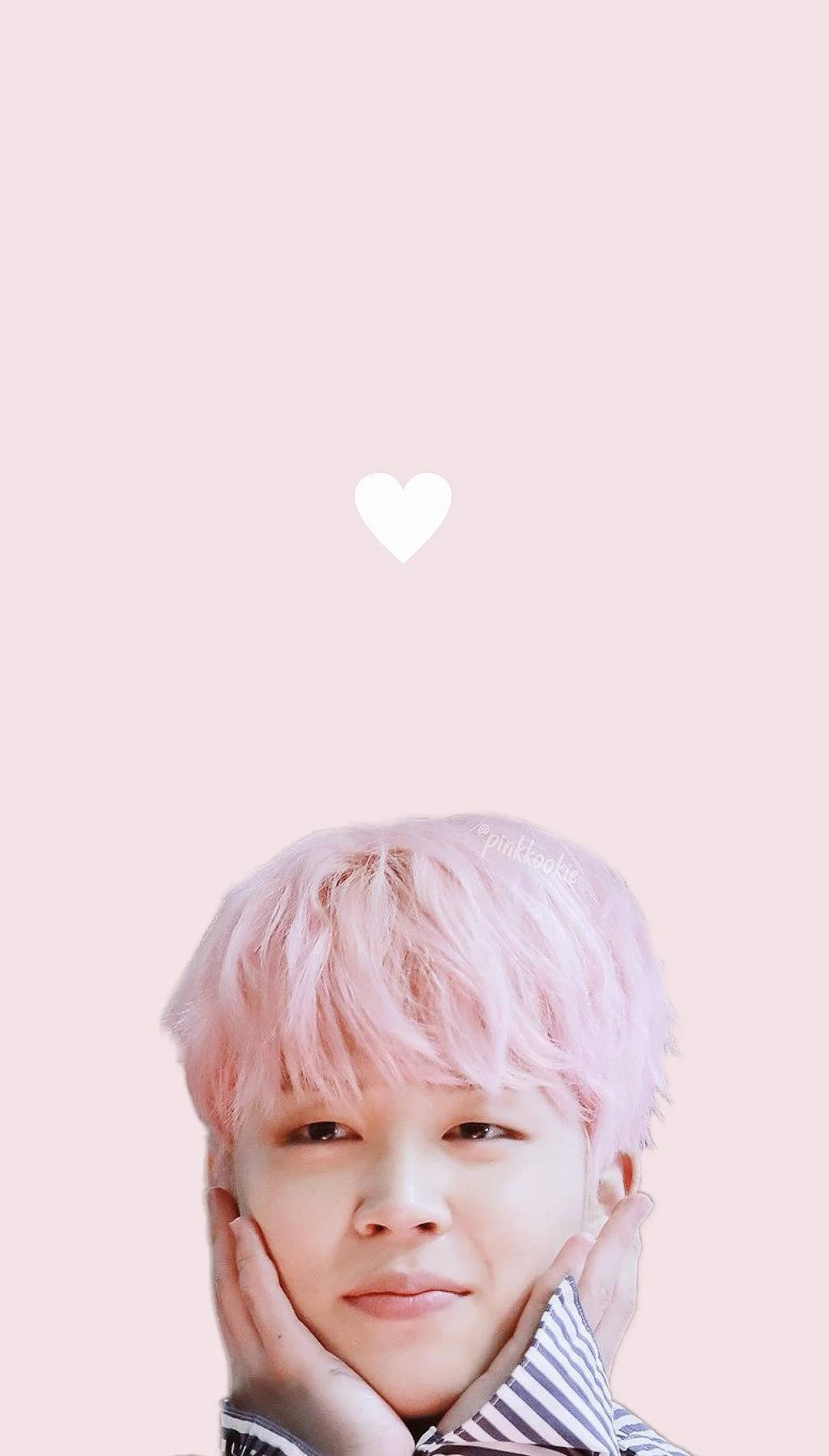 Jimin BTS, flower pose, pink hair, HD Phone Wallpaper