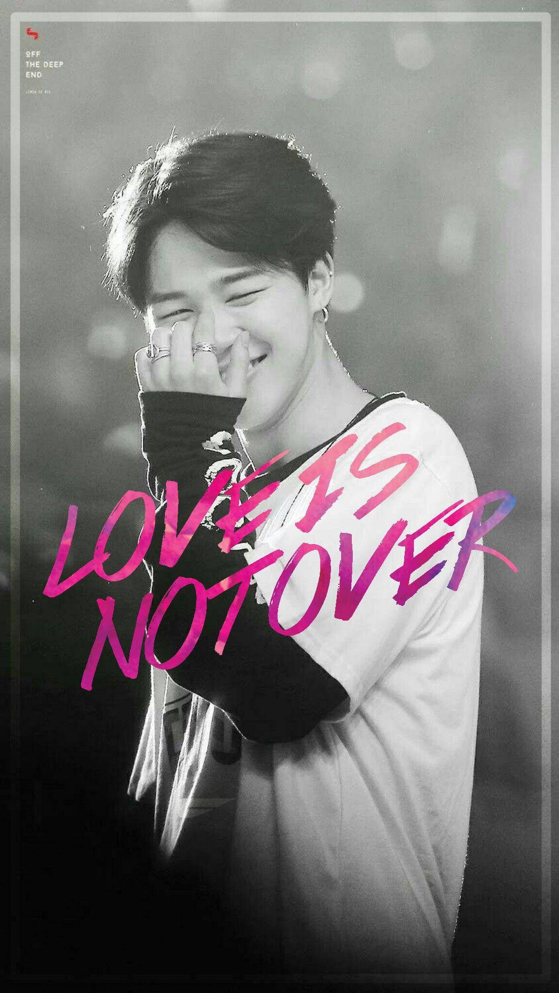 Jimin BTS, Cute Lyrics Card, black and white, Full HD Phone Wallpaper