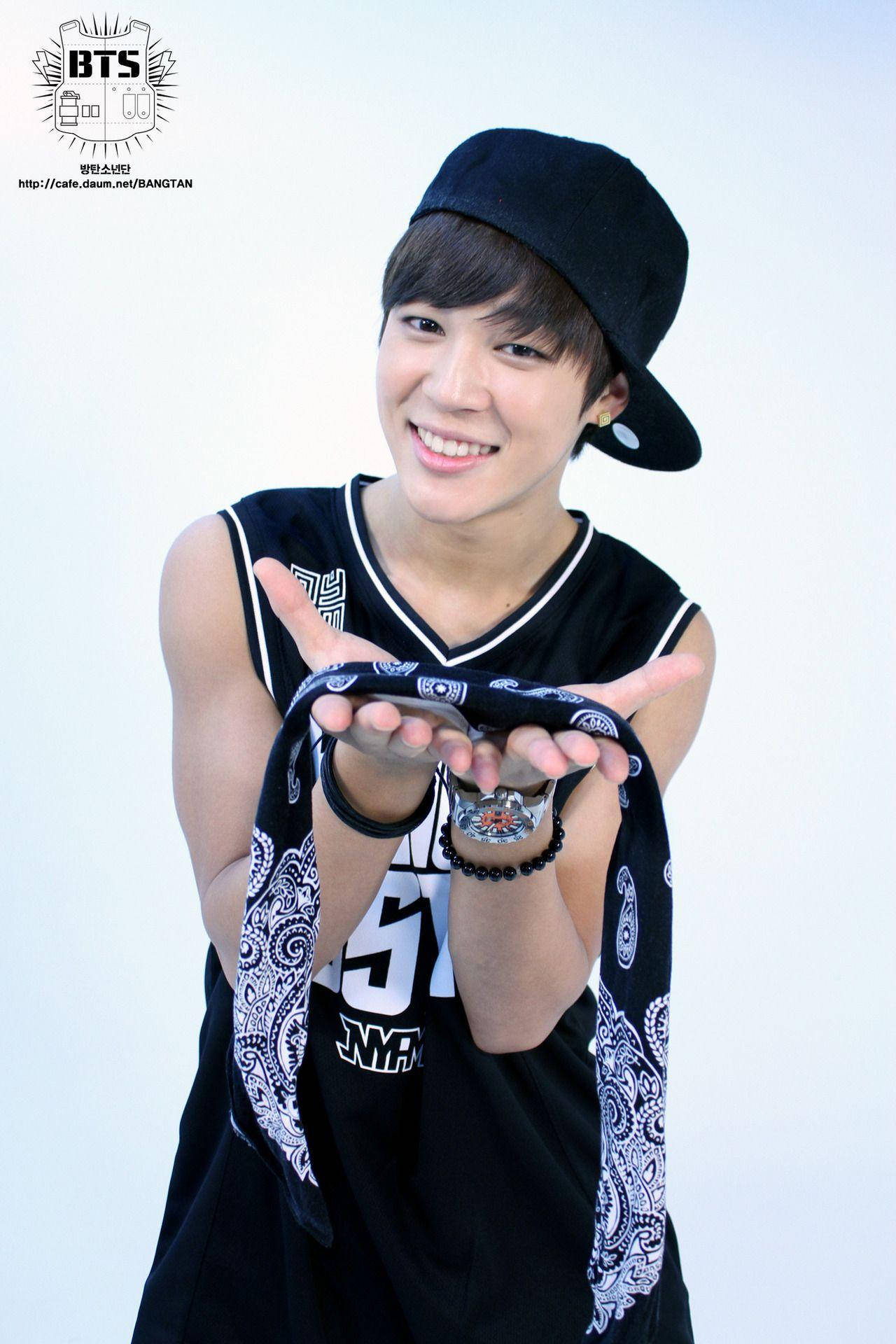Jimin BTS, bandana, black cap, Full HD Phone Wallpaper