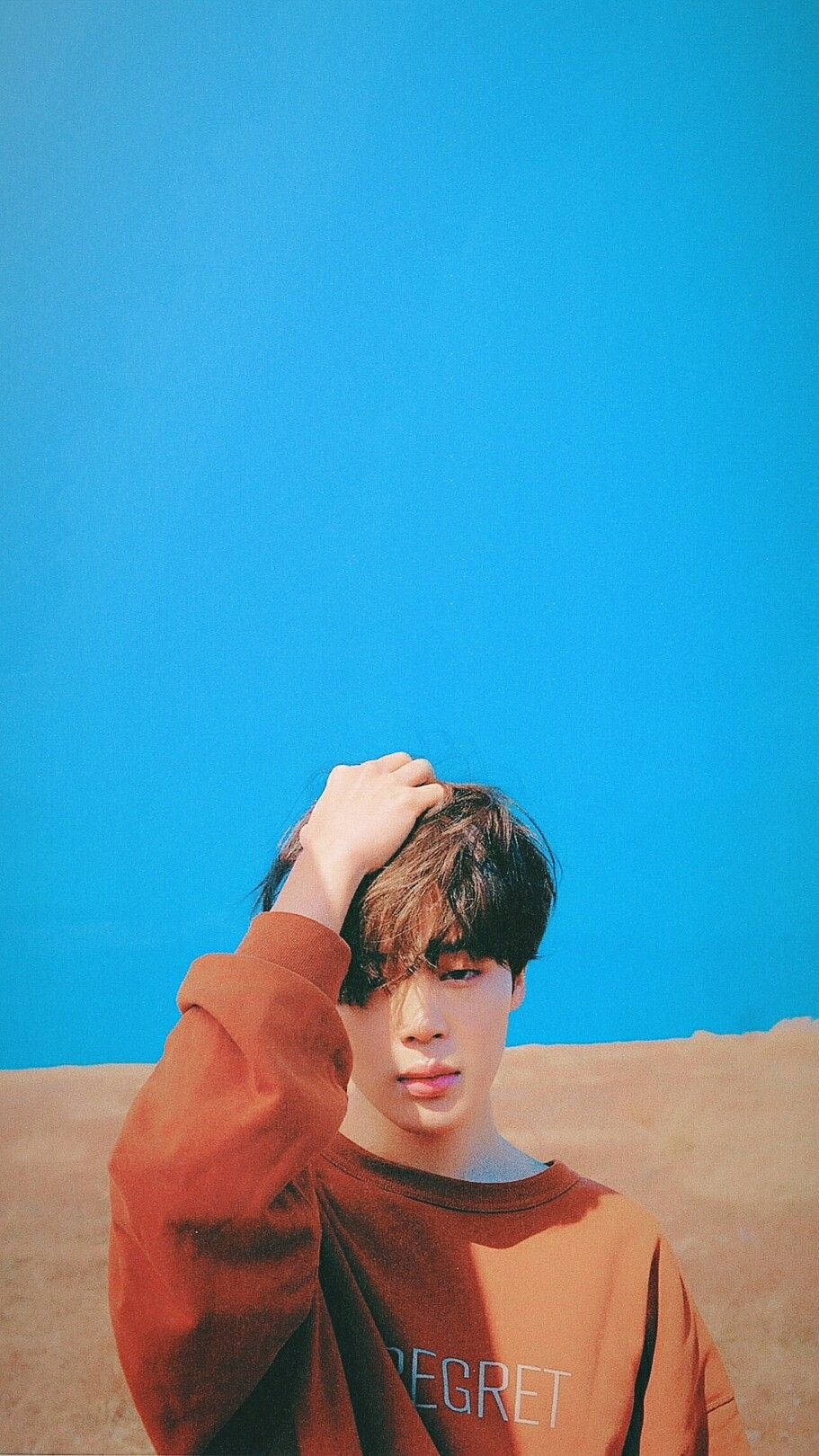 Jimin, regret sweater, rust-colored sweatshirt, HD Phone Wallpaper
