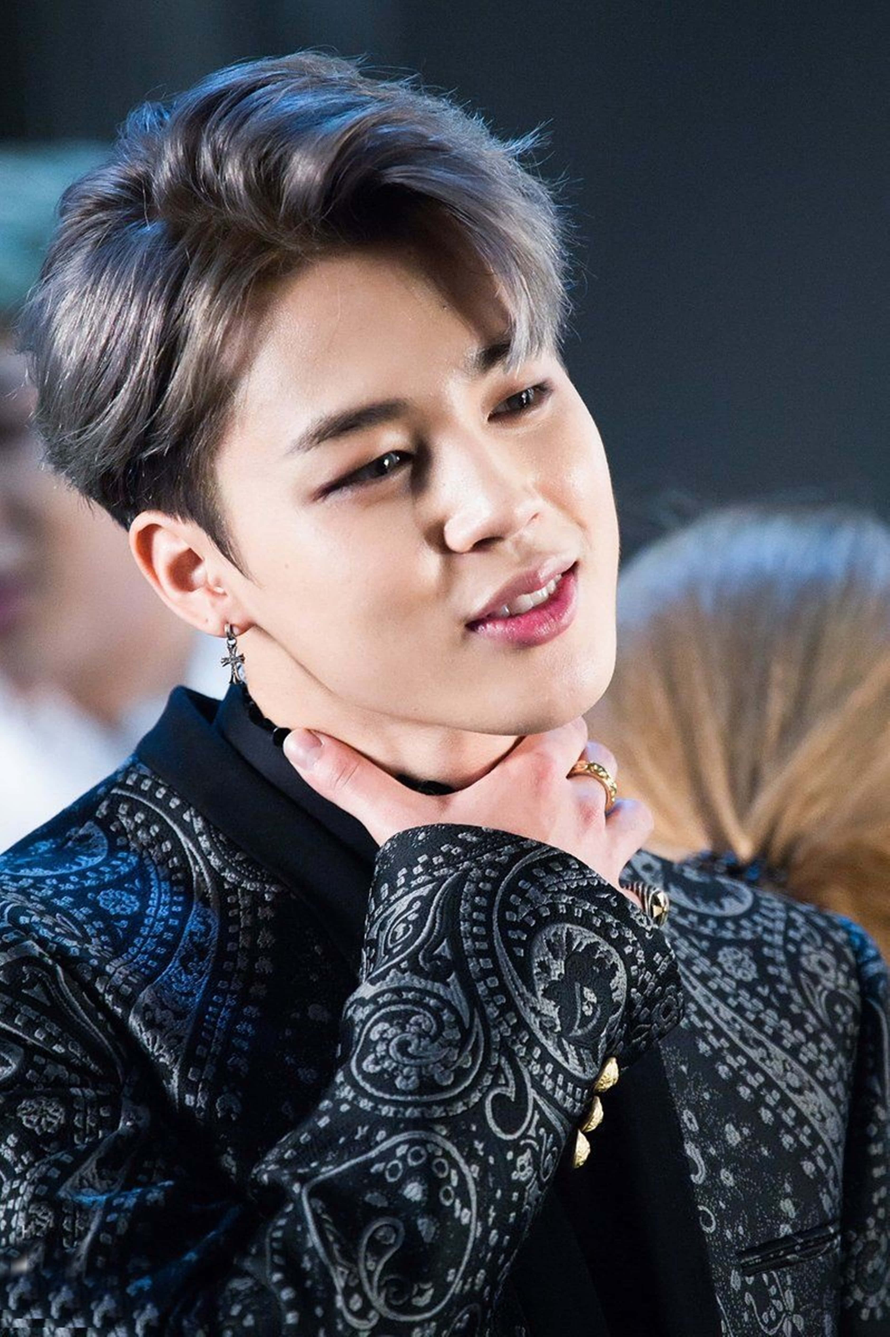 Jimin, K-Pop Artist, styled hair, 5K Phone Wallpaper