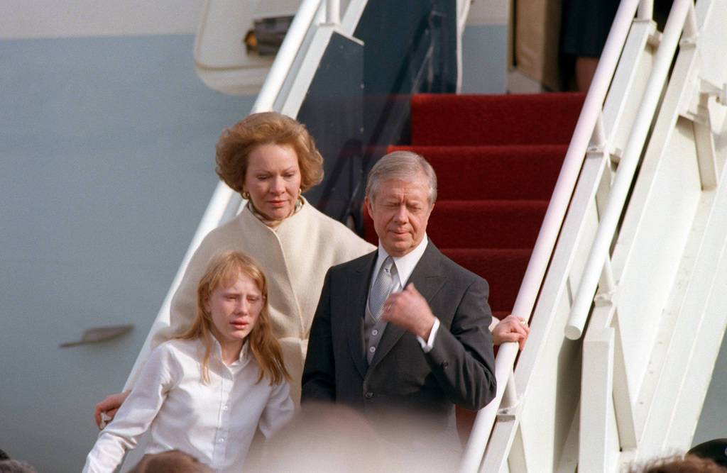 Jimmy Carter, wife, daughter, SD Desktop Wallpaper