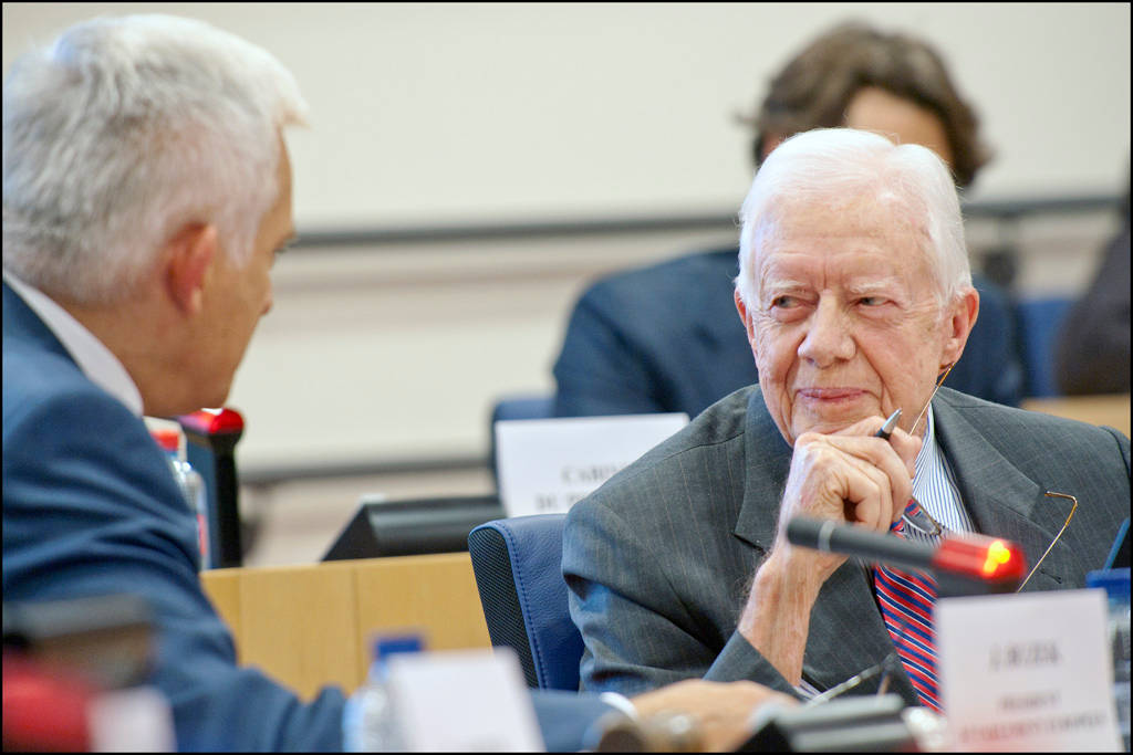 Jimmy Carter, conference room, formal meeting, SD Desktop Wallpaper