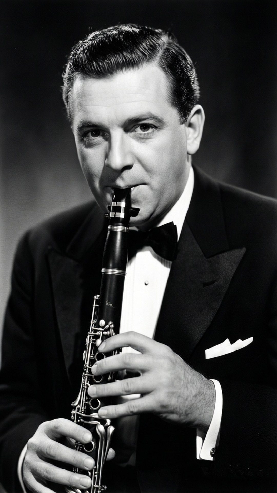 elegance in ebony, tuxedo, clarinet, Full HD Phone Wallpaper