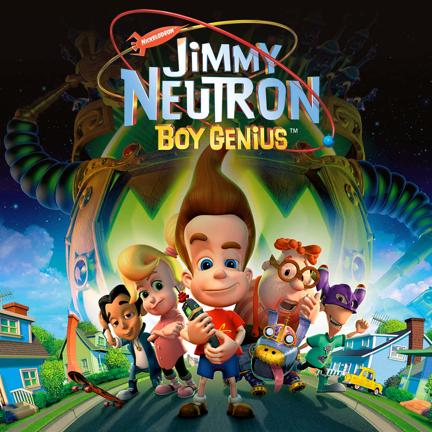 Jimmy Neutron Boy Genius, Jimmy Neutron, giant robot, HD Desktop Wallpaper