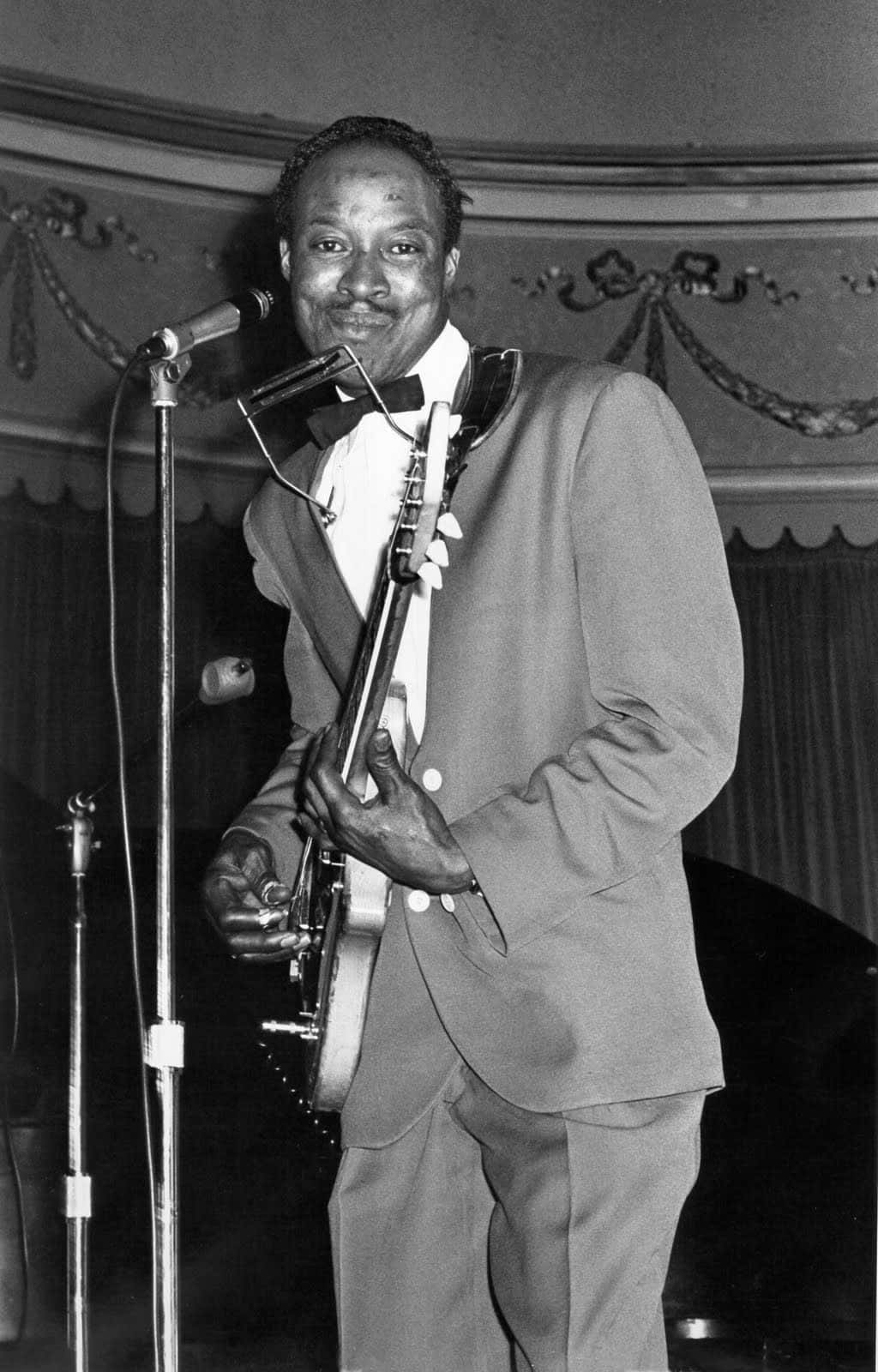 Jimmy Reed, electric guitar, suit, HD Phone Wallpaper