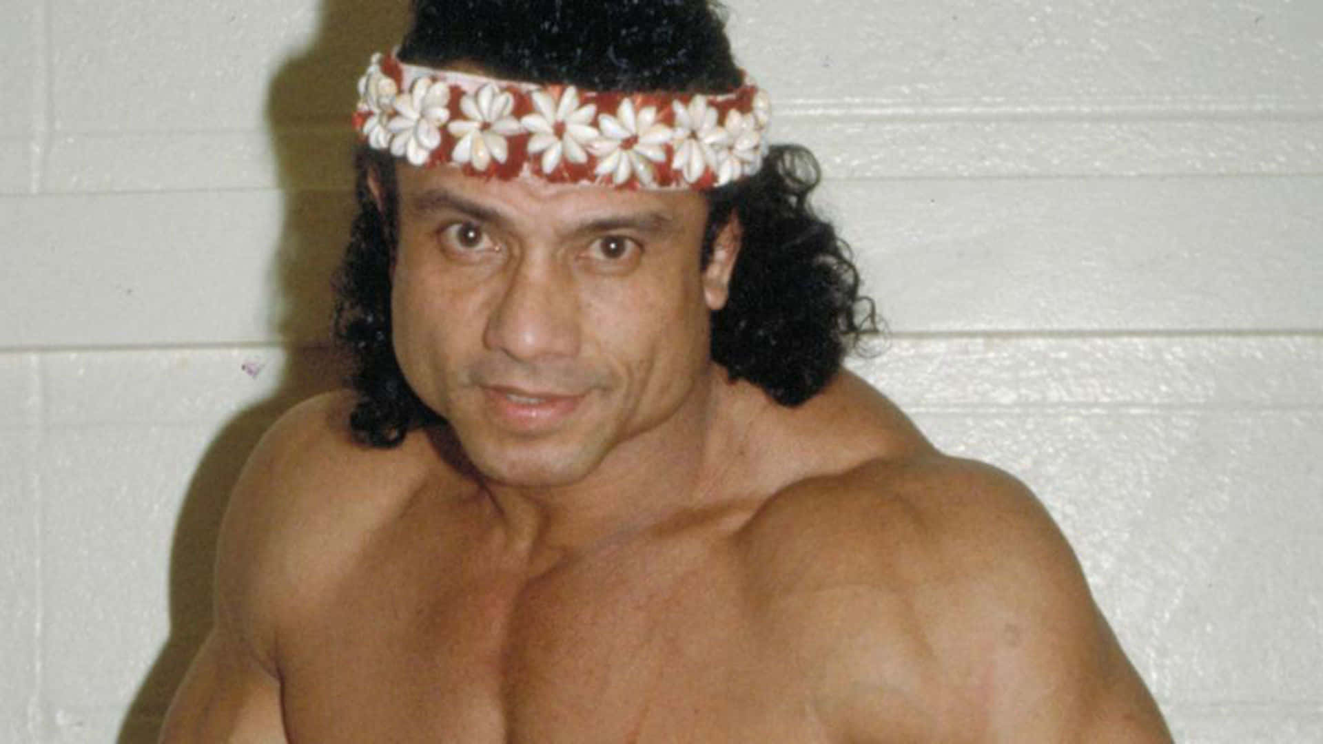 Jimmy Snuka, wrestler, curly black hair, Full HD Desktop Wallpaper
