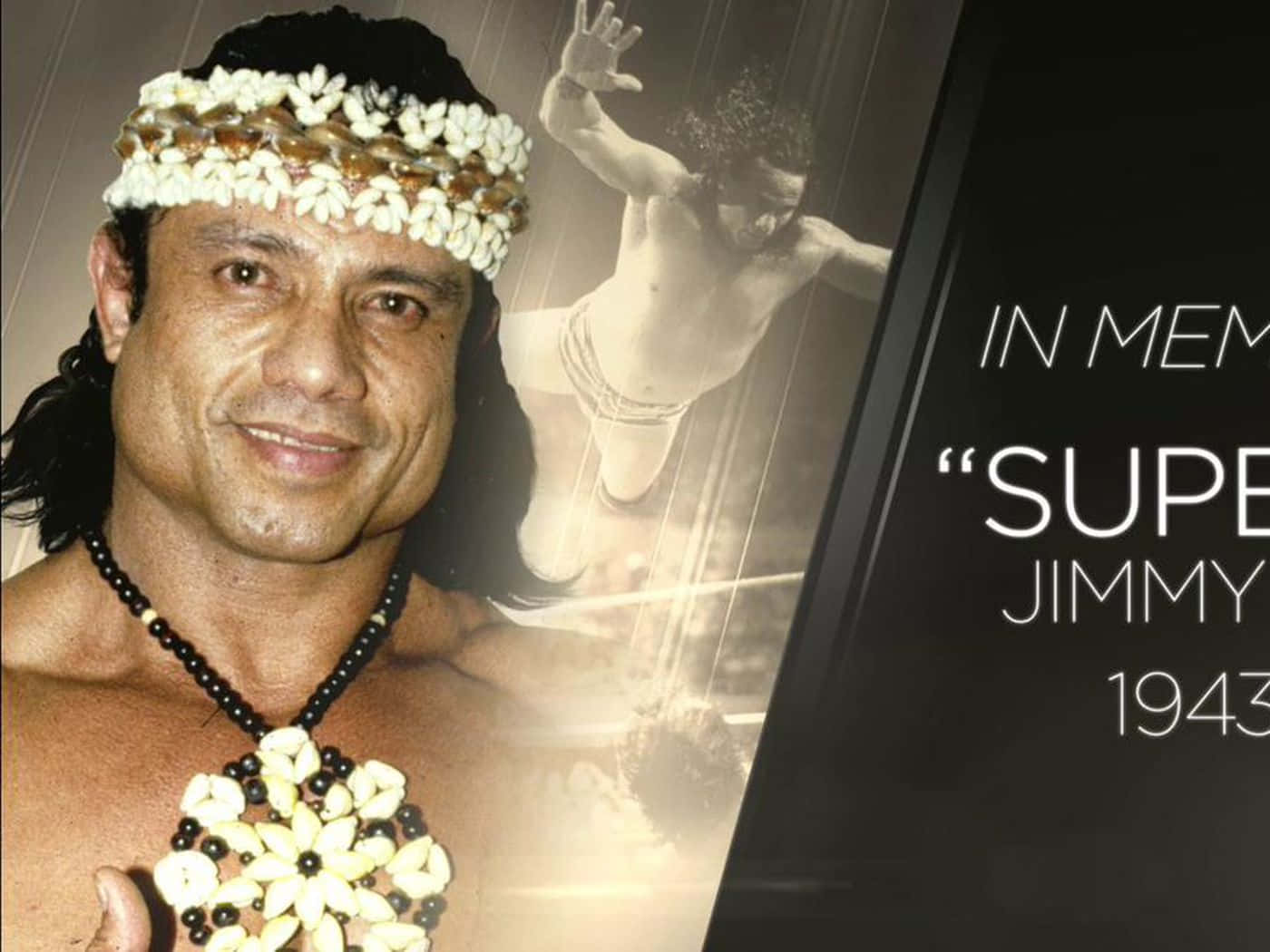 Jimmy Snuka, floral headband, necklace, HD Desktop Wallpaper
