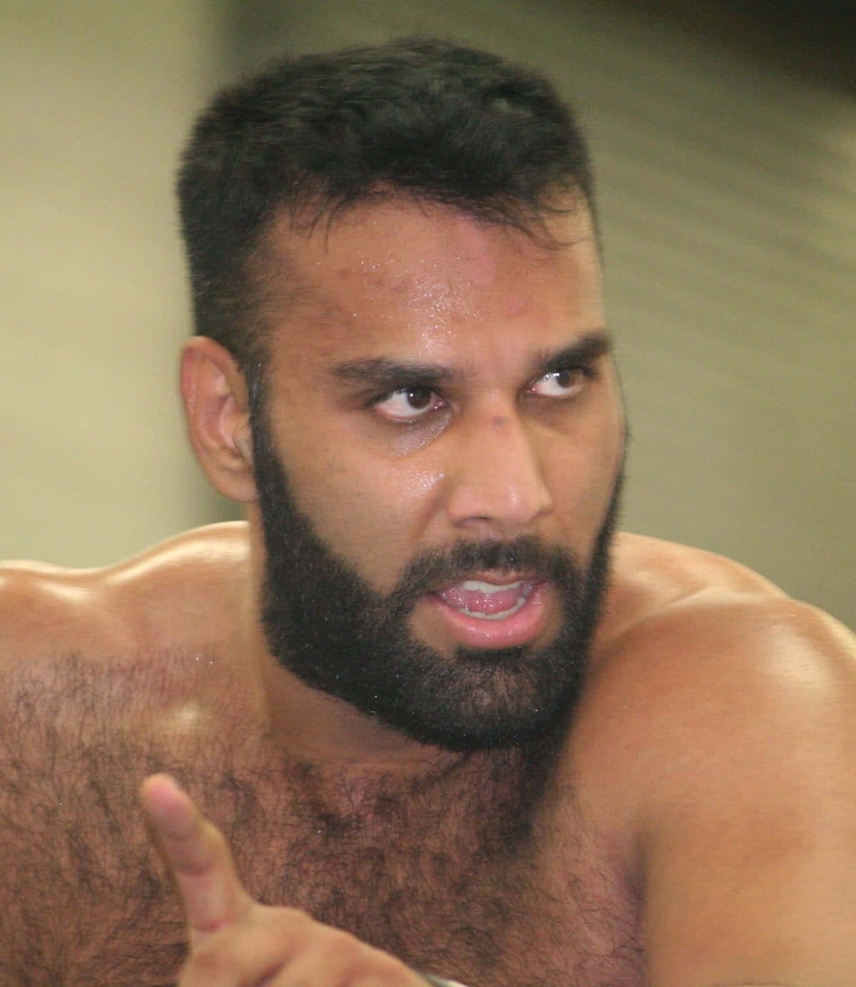 Jinder Mahal, shirtless, muscular, HD Phone Wallpaper