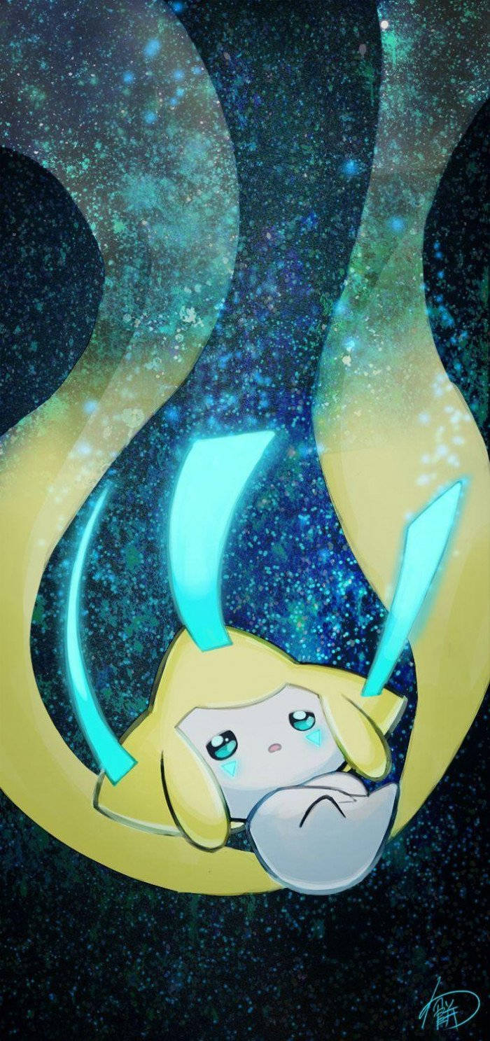 Jirachi, anime-style, blonde hair, HD Phone Wallpaper