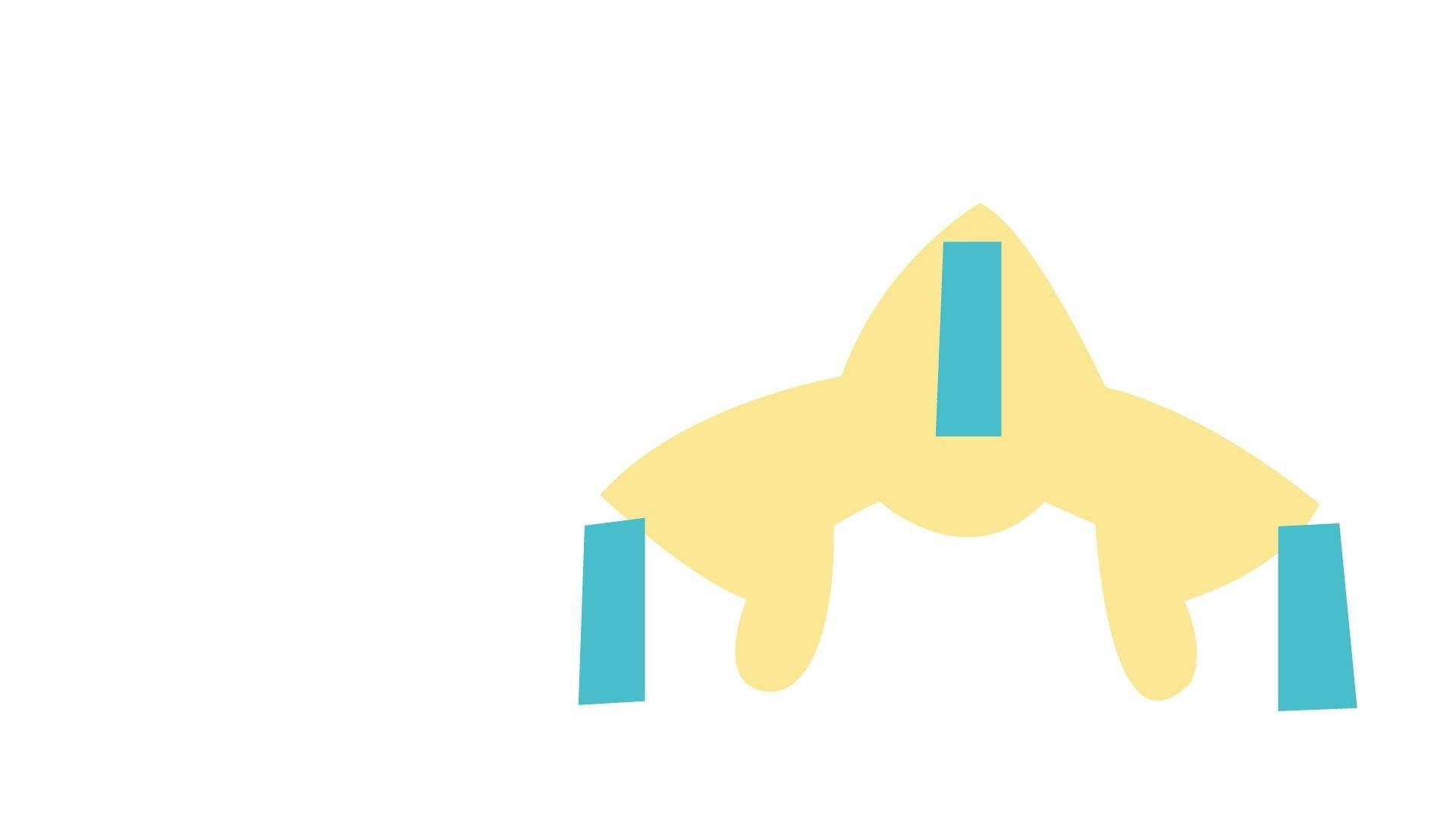 Jirachi, yellow, teal, Full HD Desktop Wallpaper