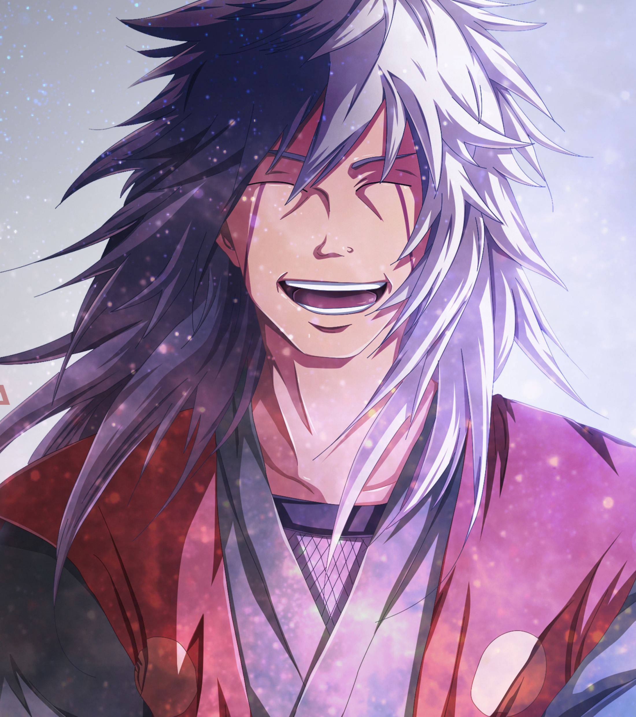 Jiraiya, spiky silver and purple hair, joyful anime character, Full HD Phone Wallpaper