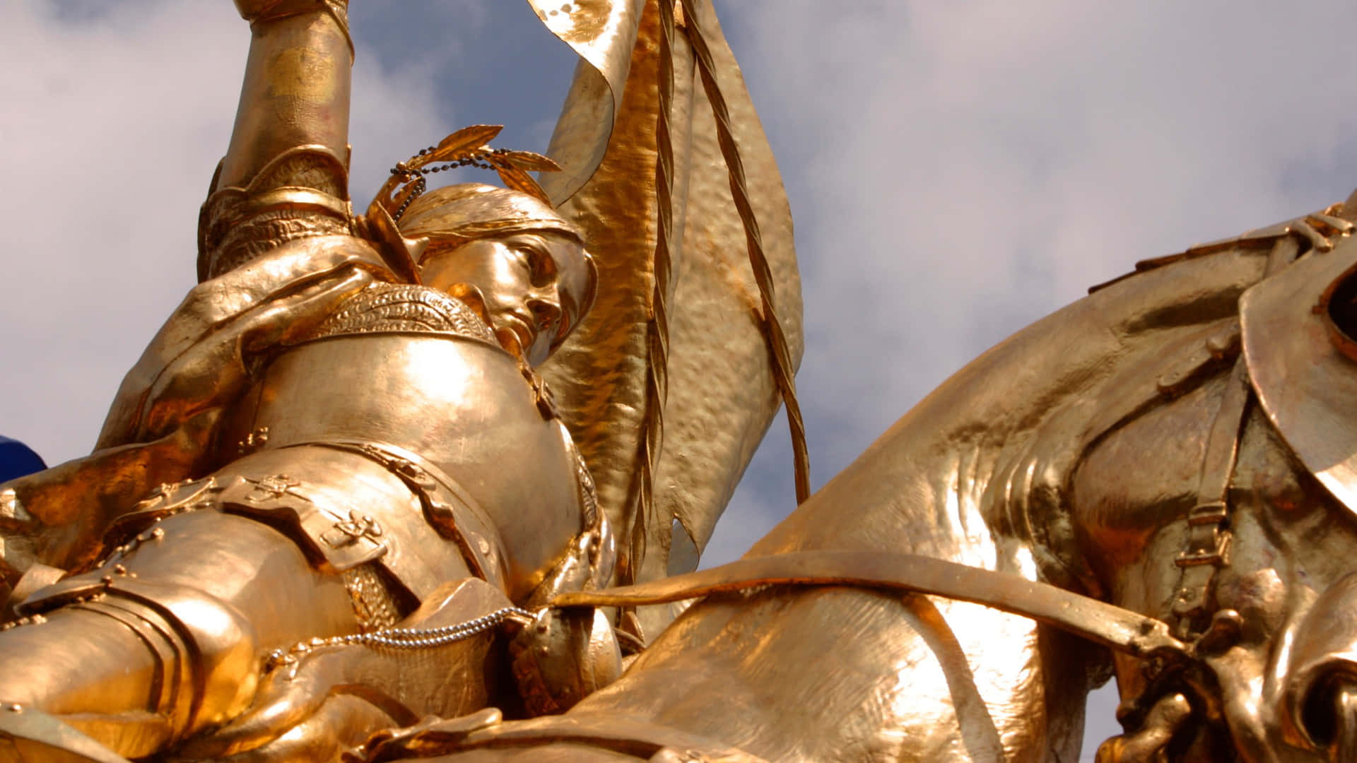 Joan Of Arc, statue, knight, Full HD Desktop Wallpaper