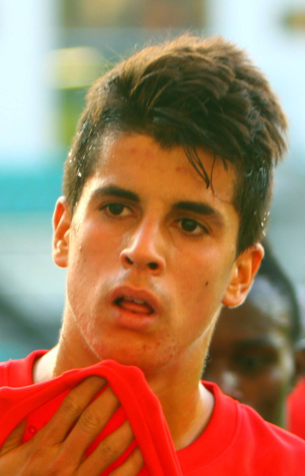 Joao Cancelo, red shirt, jersey, HD Phone Wallpaper