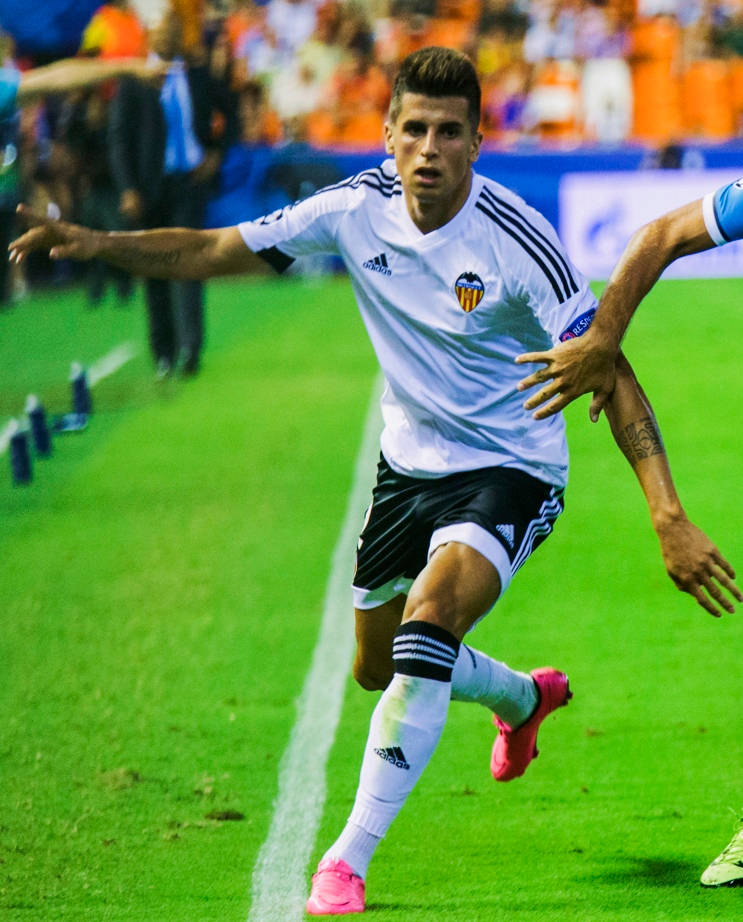 Joao Cancelo, white jersey, pink cleats, SD Phone Wallpaper