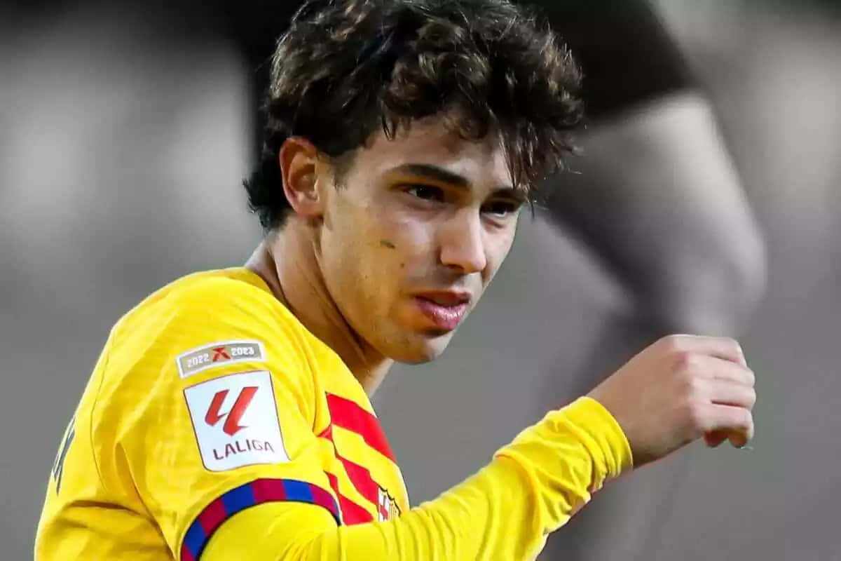 Joao Felix, yellow kit, soccer player, SD Desktop Wallpaper