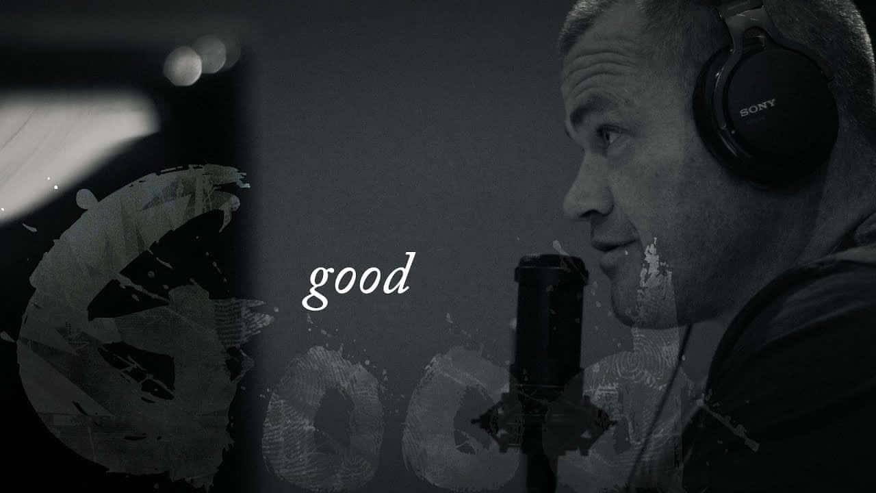 Jocko Willink, headphones, microphone, HD Desktop Wallpaper