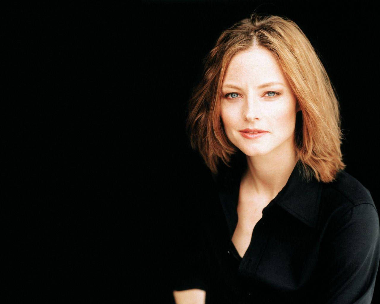 Jodie Foster, blonde hair, blue eyes, HD Desktop Wallpaper