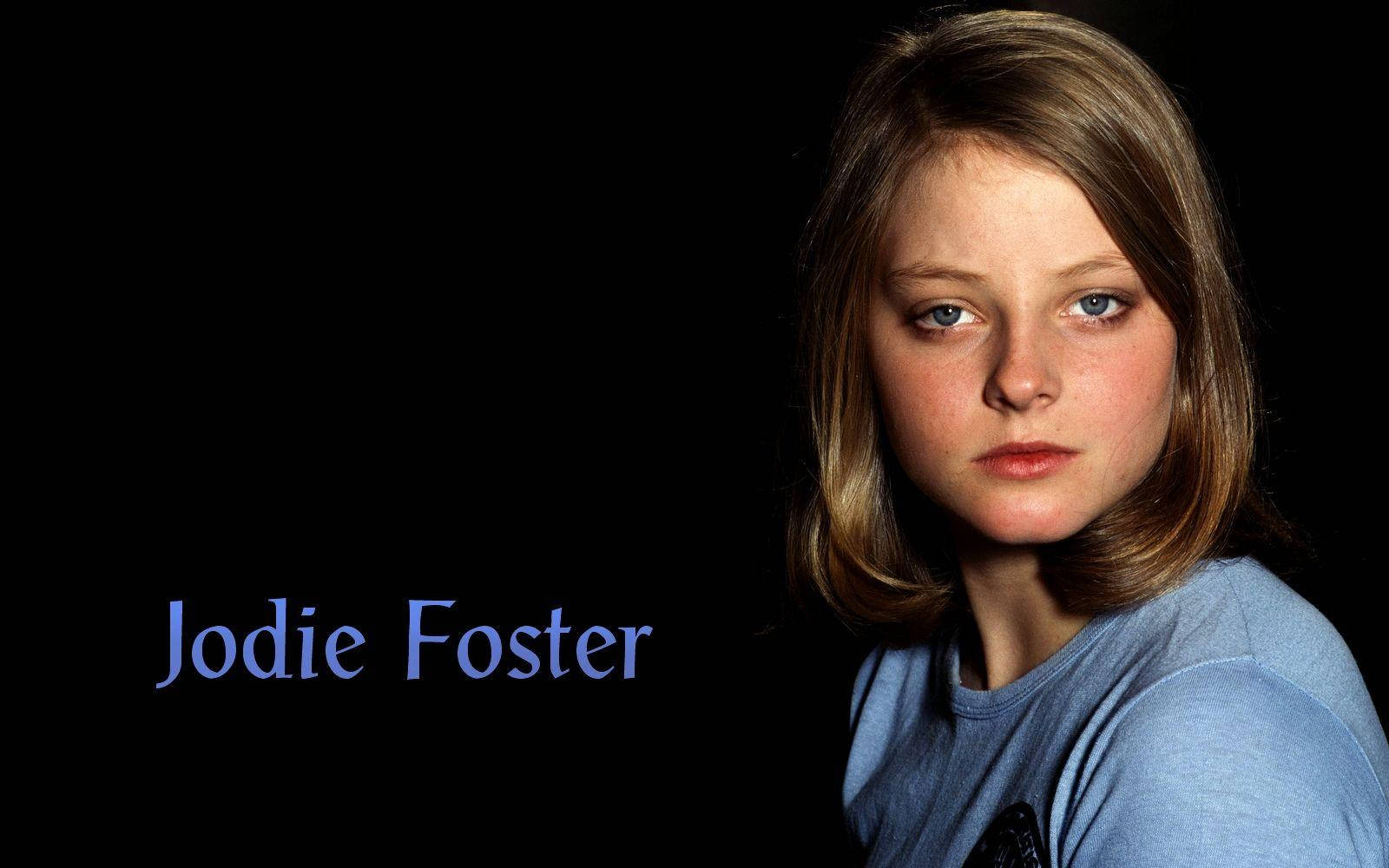 Jodie Foster, blue eyes, brown hair, HD Desktop Wallpaper