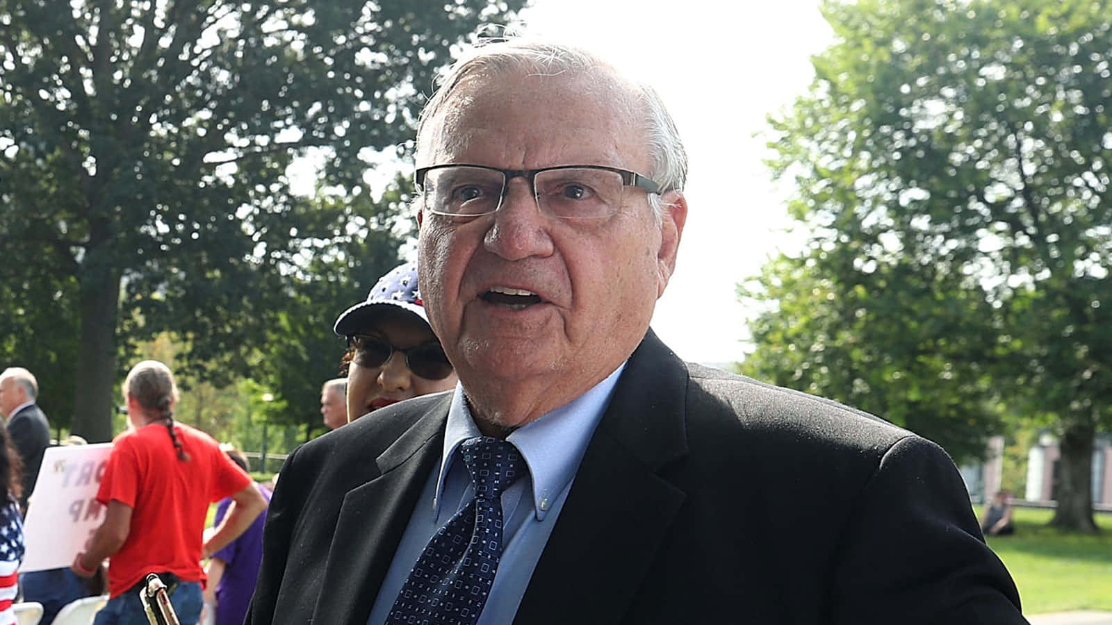 Joe Arpaio, suit, glasses, HD Desktop Wallpaper