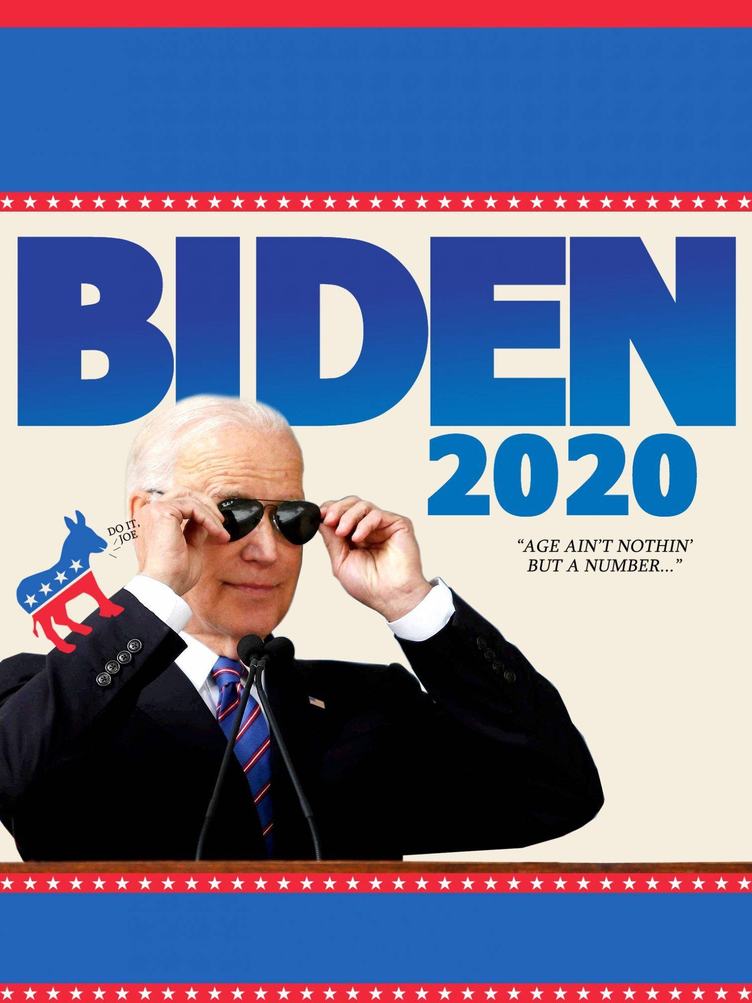 Joe Biden, BIDEN 2020, donkey logo, Full HD Phone Wallpaper