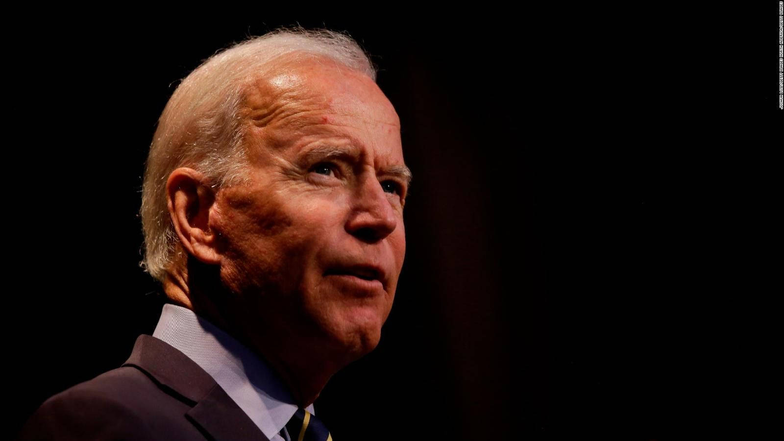 Joe Biden, dark suit, black background, HD Desktop Wallpaper