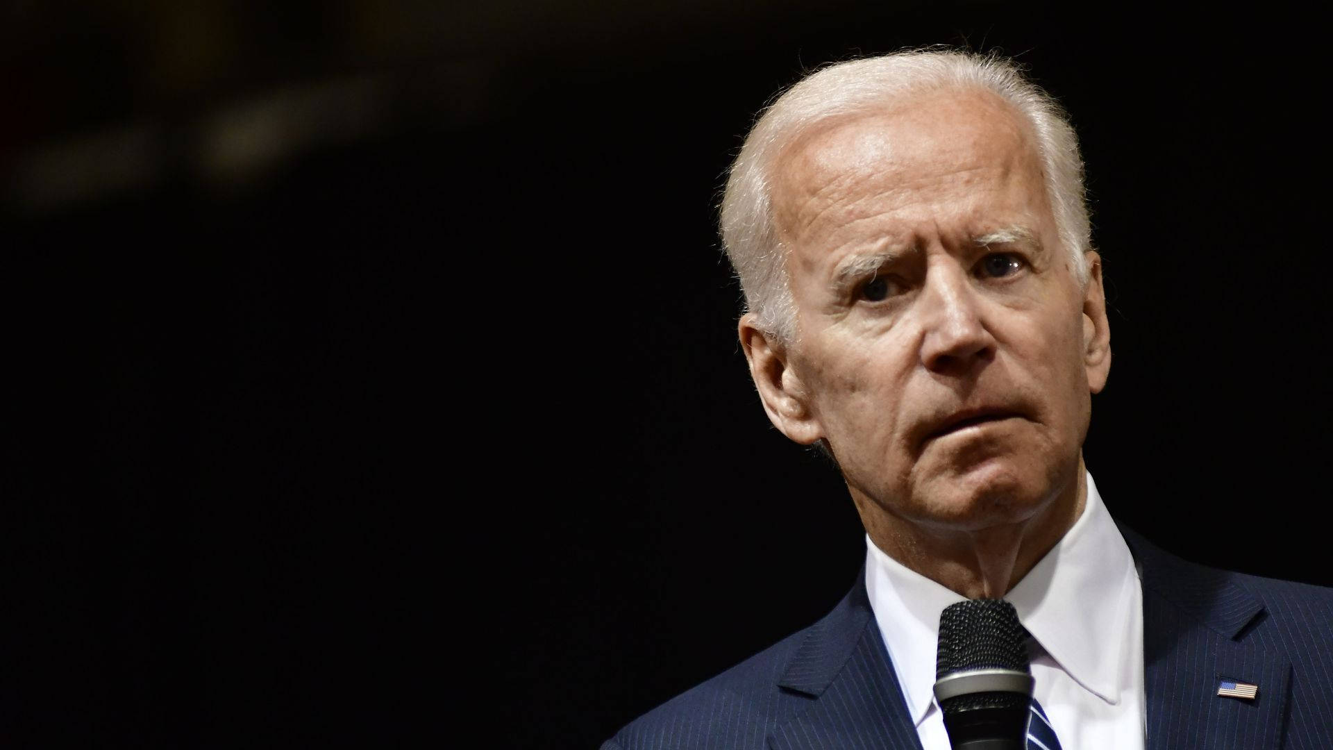 Joe Biden, dark suit, microphone, Full HD Desktop Wallpaper