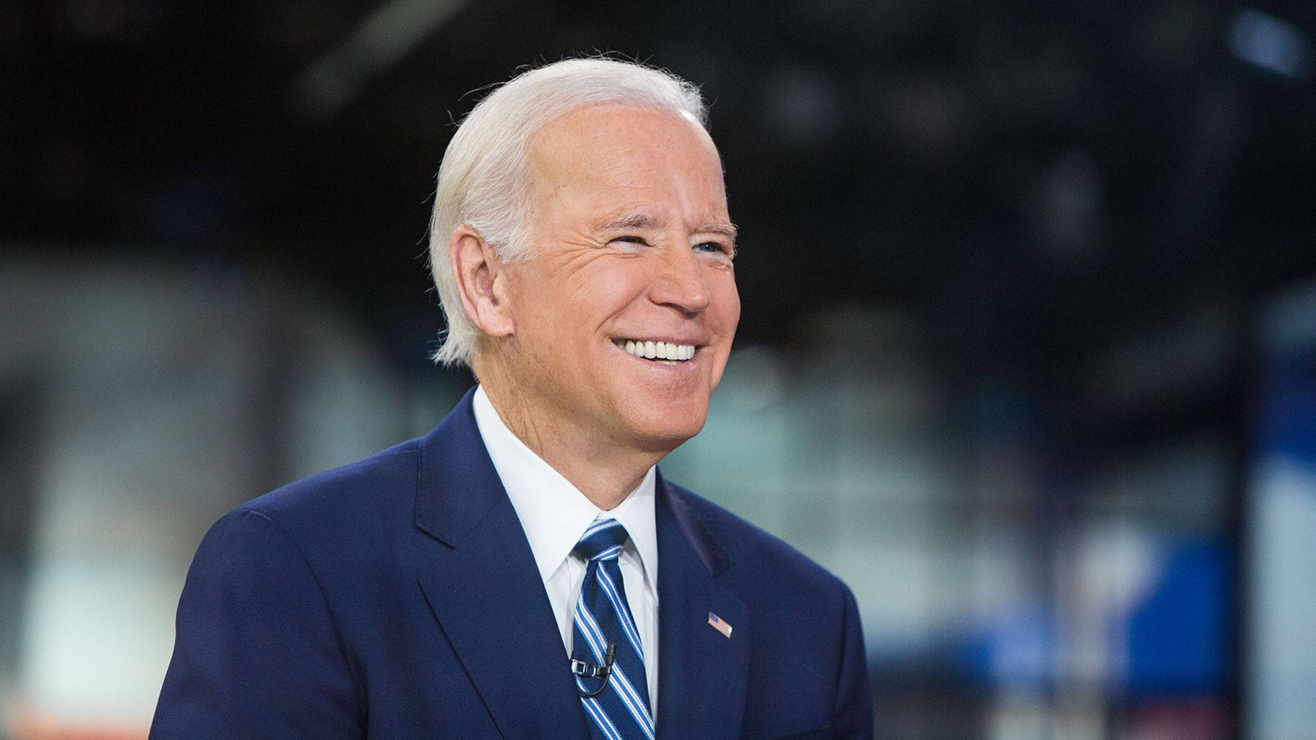 Joe Biden, smiling, dark suit, Full HD Desktop Wallpaper