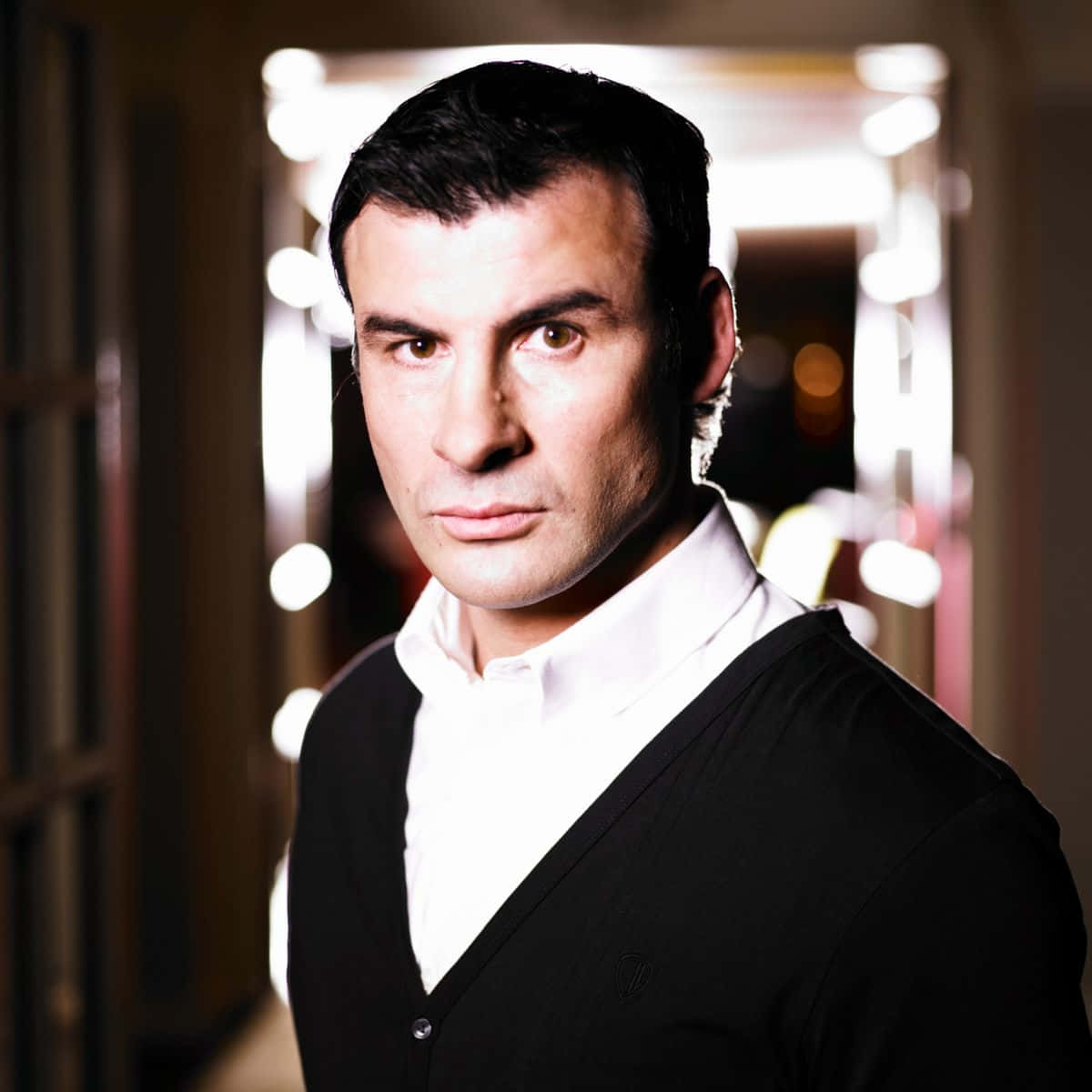 Joe Calzaghe, black cardigan, white shirt, SD Desktop Wallpaper