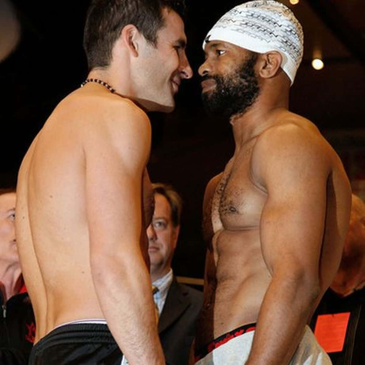Joe Calzaghe, weigh in, arena lights, SD Desktop Wallpaper