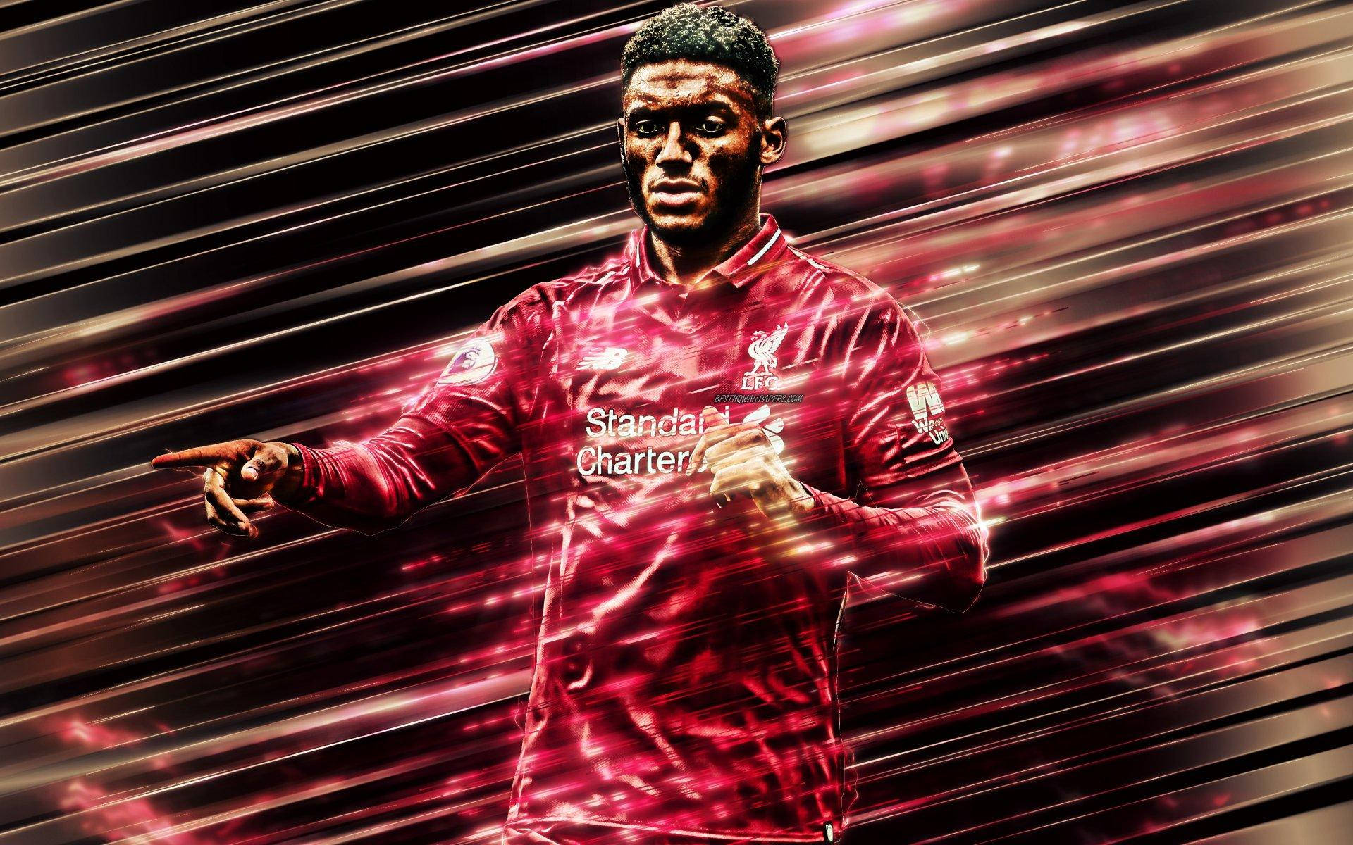 Joe Gomez, red Liverpool jersey, streaking red and black motion blur background, Full HD Desktop Wallpaper