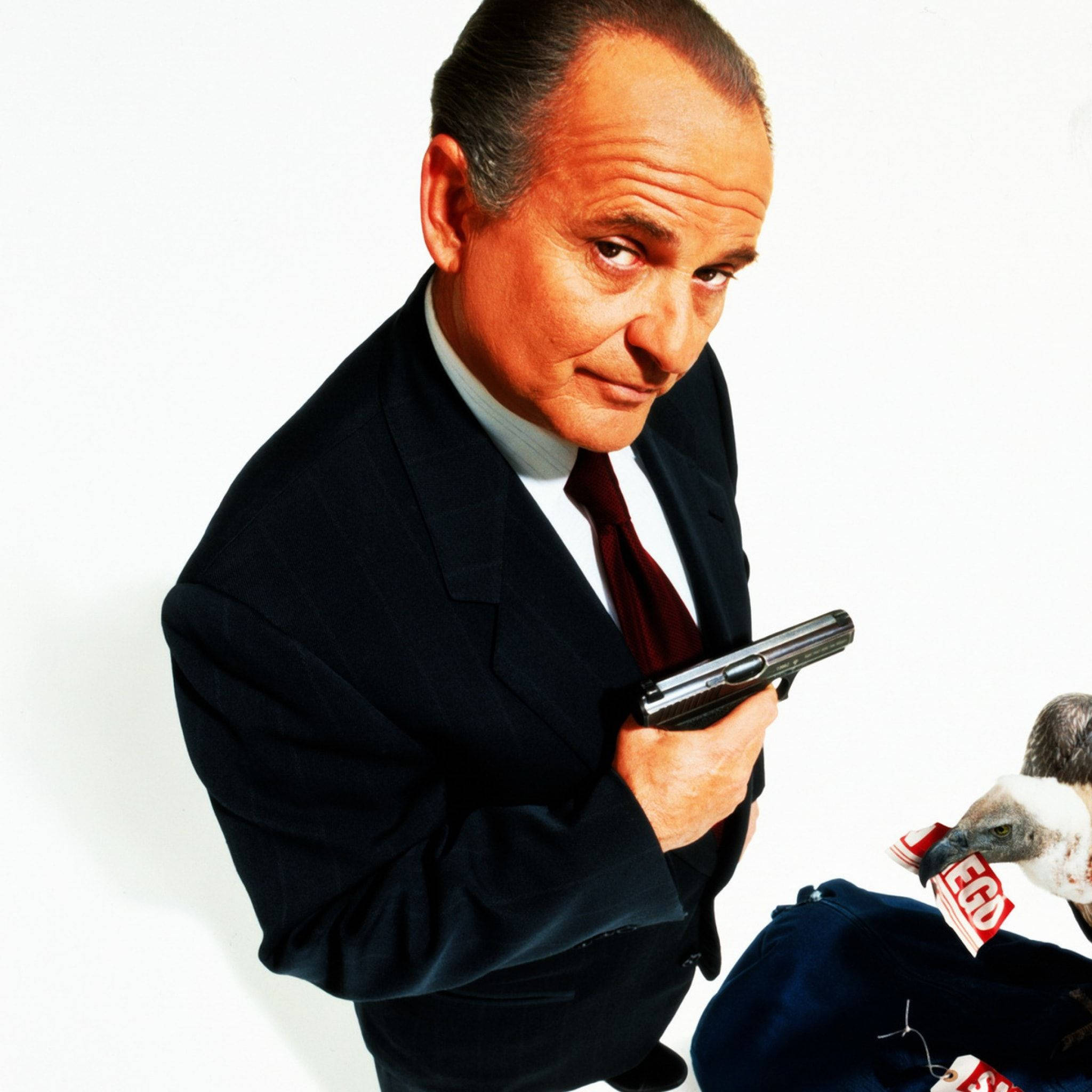 Joe Pesci, gun, vulture, Full HD Desktop Wallpaper